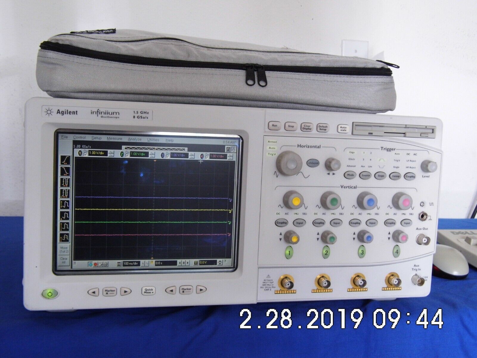 Agilent HP 54845A 1.5Ghz 8Gs/s Oscilloscope 
