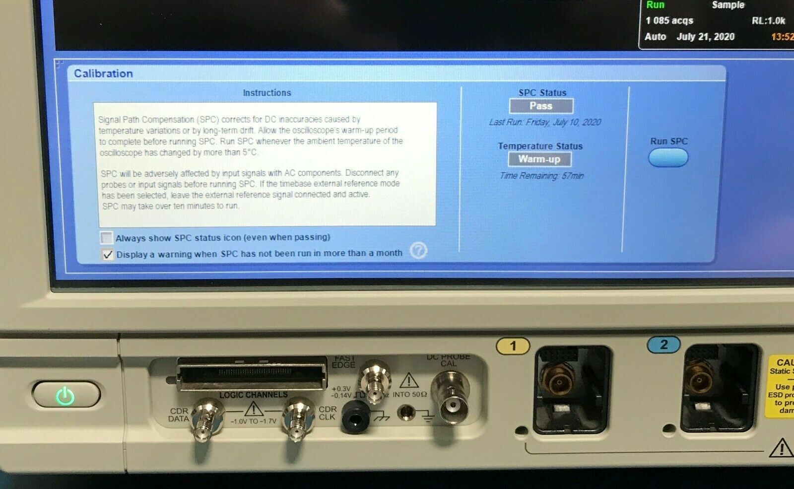 MSO72304DX 23GHz, 100Gs/s, 4+16 Channel, mso, mfg. cal w/data, WIN 10, 50XL mem