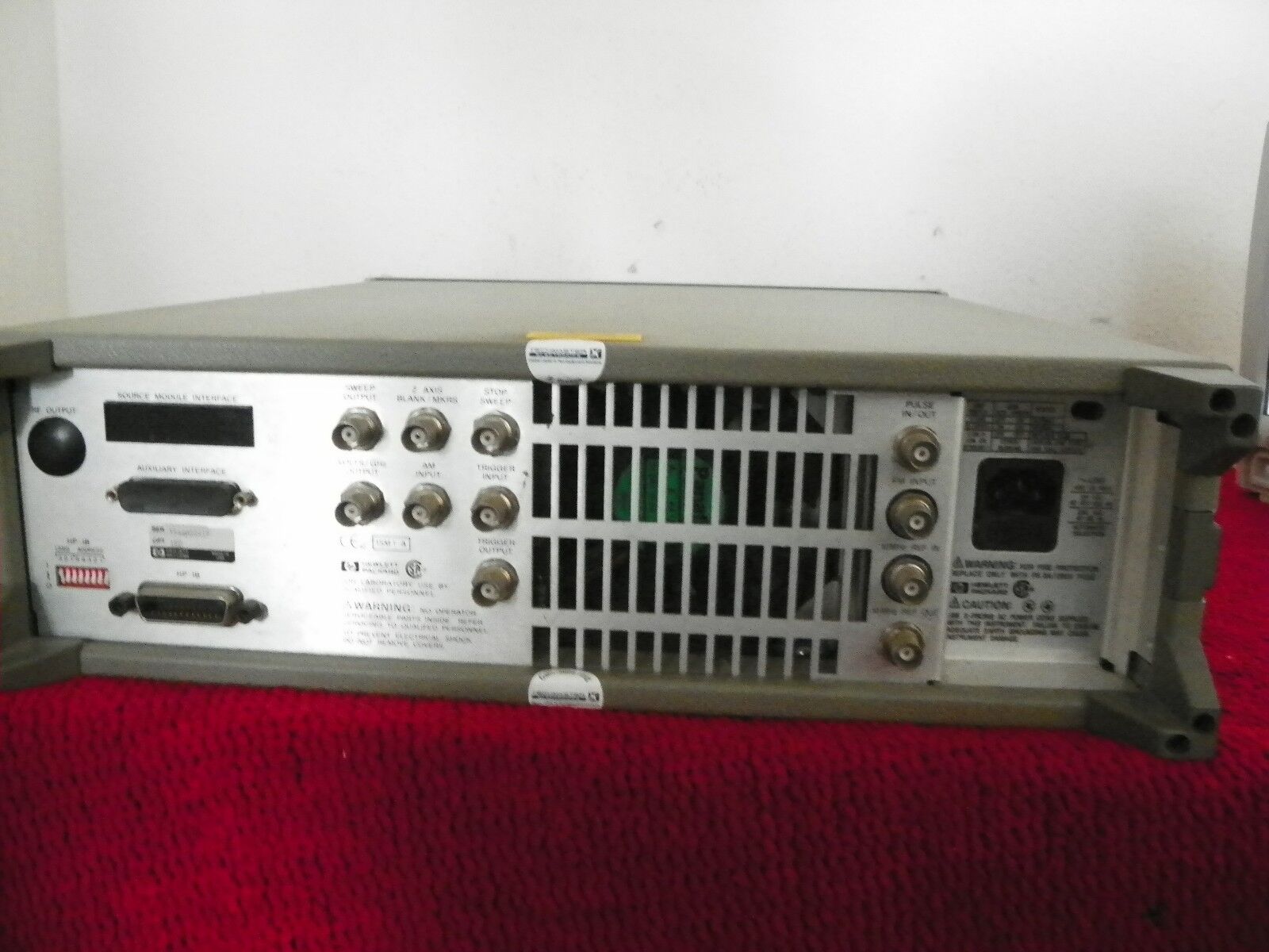 Agilent HP 83752A .01-20GHz Synthesized Signal Sweeper, 3 in stock.