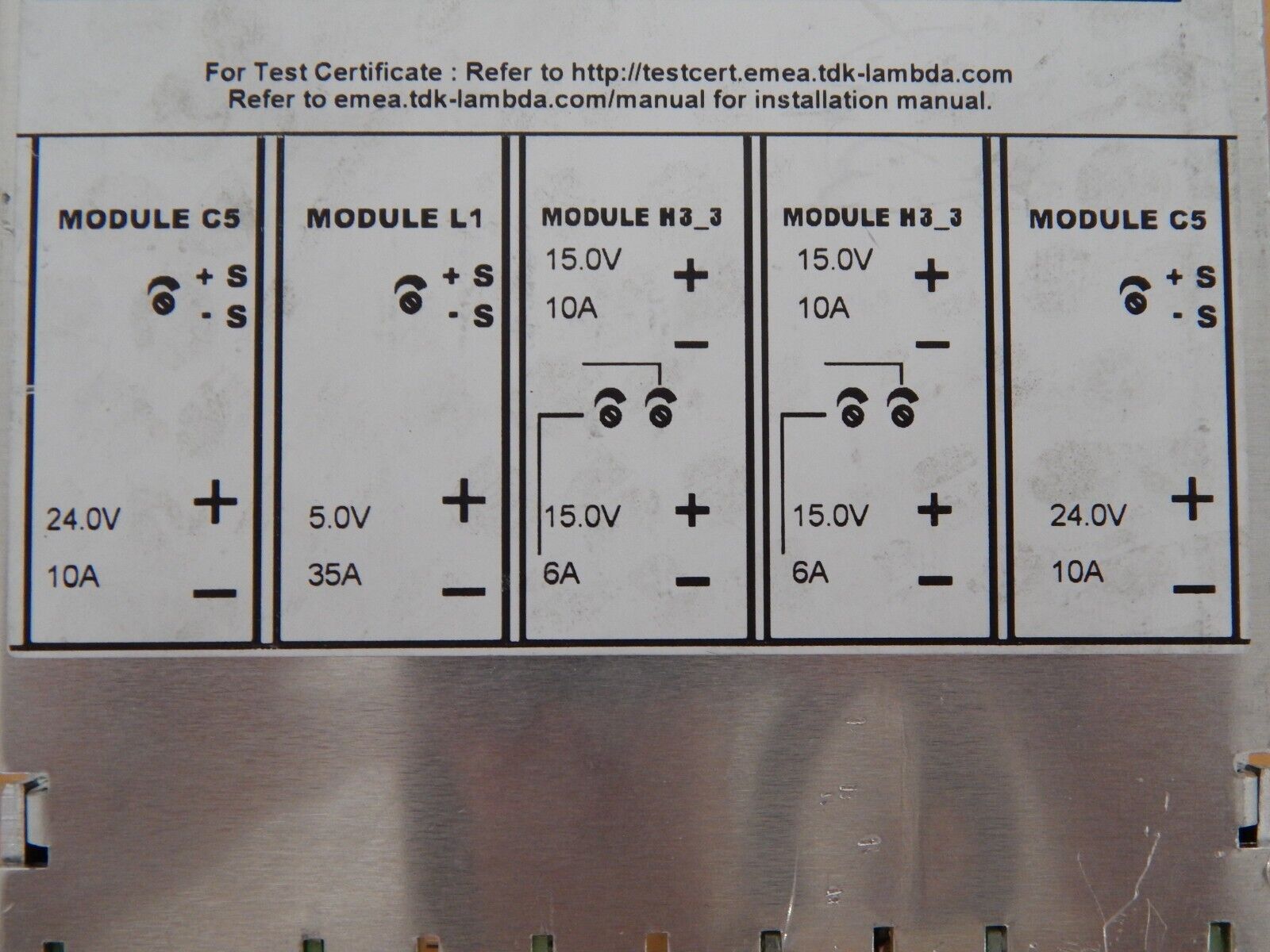 TDK-LAMBDA Vega-Lite 550 V5028GV Power Supply, Used, 2 in stock, USA