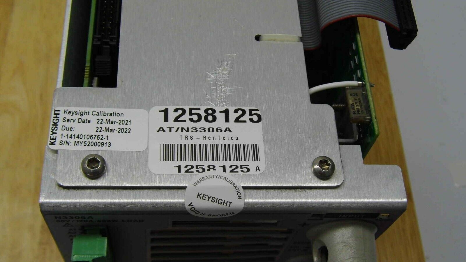 Agilent N3306A DC  Load Module,60V,120A, 600W Keysight cal 3/21 (8 in stock)