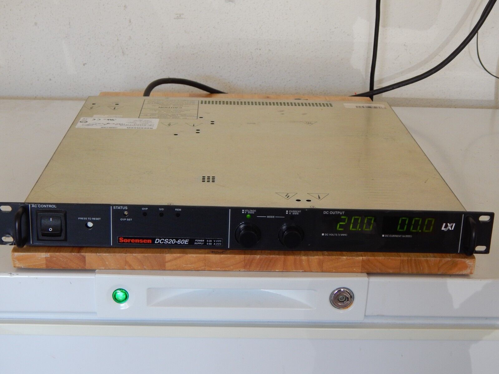 Sorensen DCS20-60EM130 LXI Power Supply, 0-20 V, 0-60 A  Ethernet