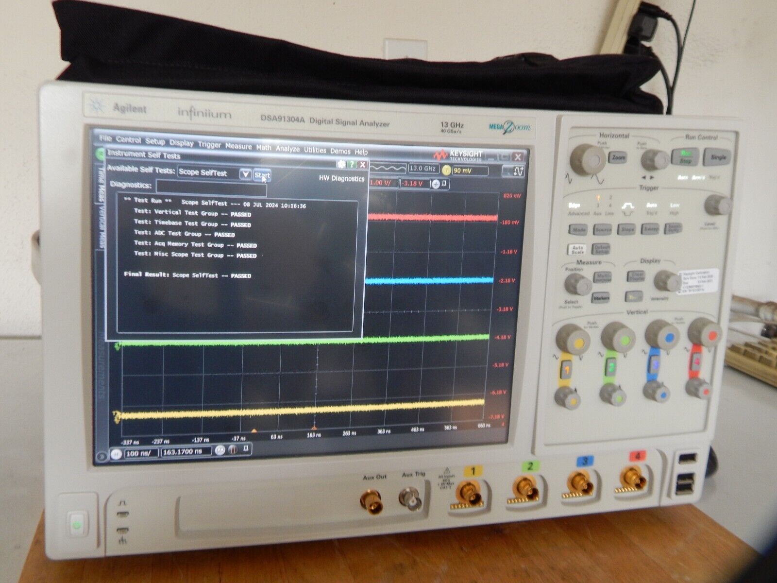 Keysight DSA91304A  13Ghz 40Gs/s oscilloscope, *139 Options*, Immaculate.