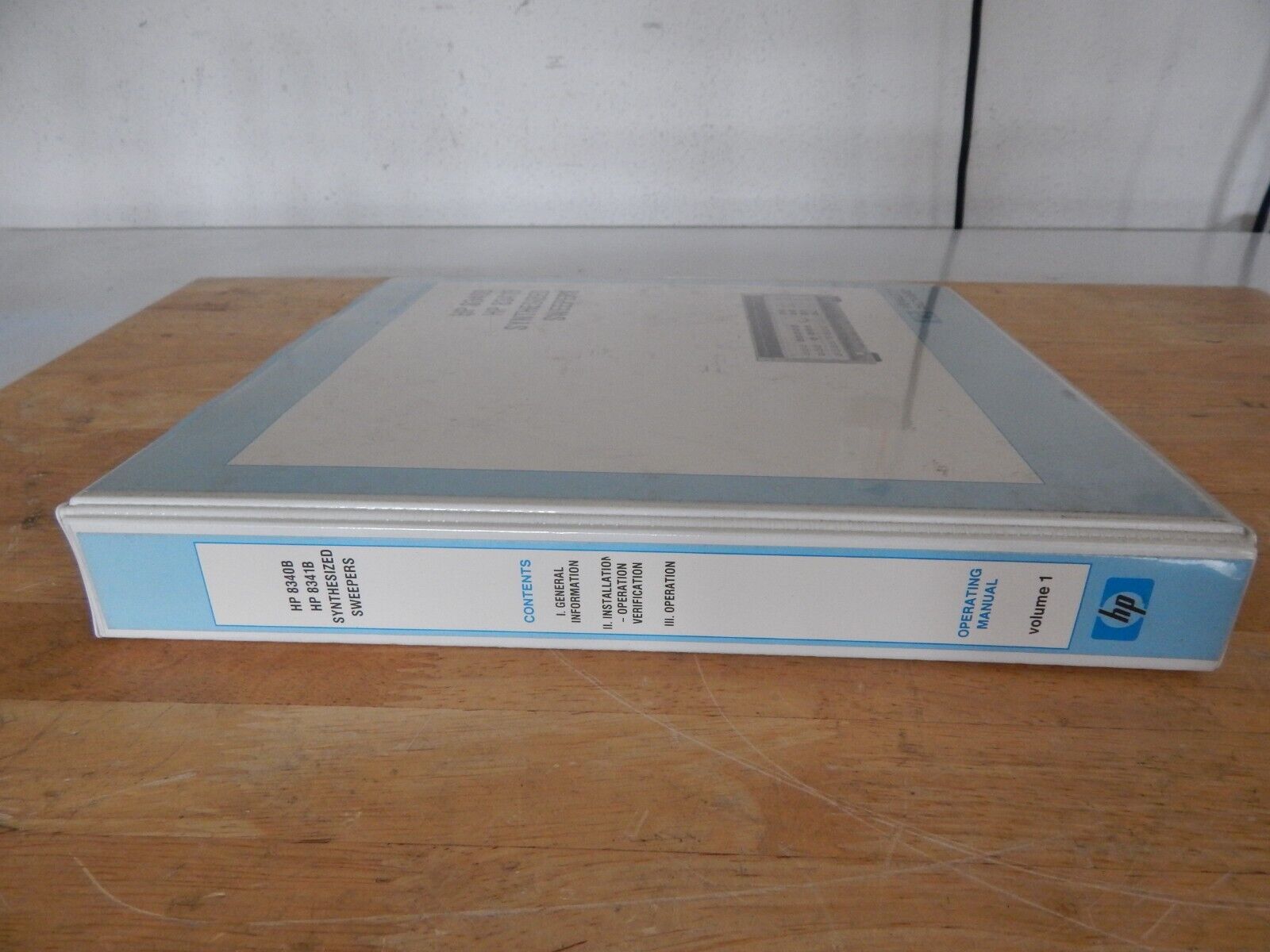HP8340B, HP8341B Synthesized Sweepers Service, Operating&Calibration Manuals-3