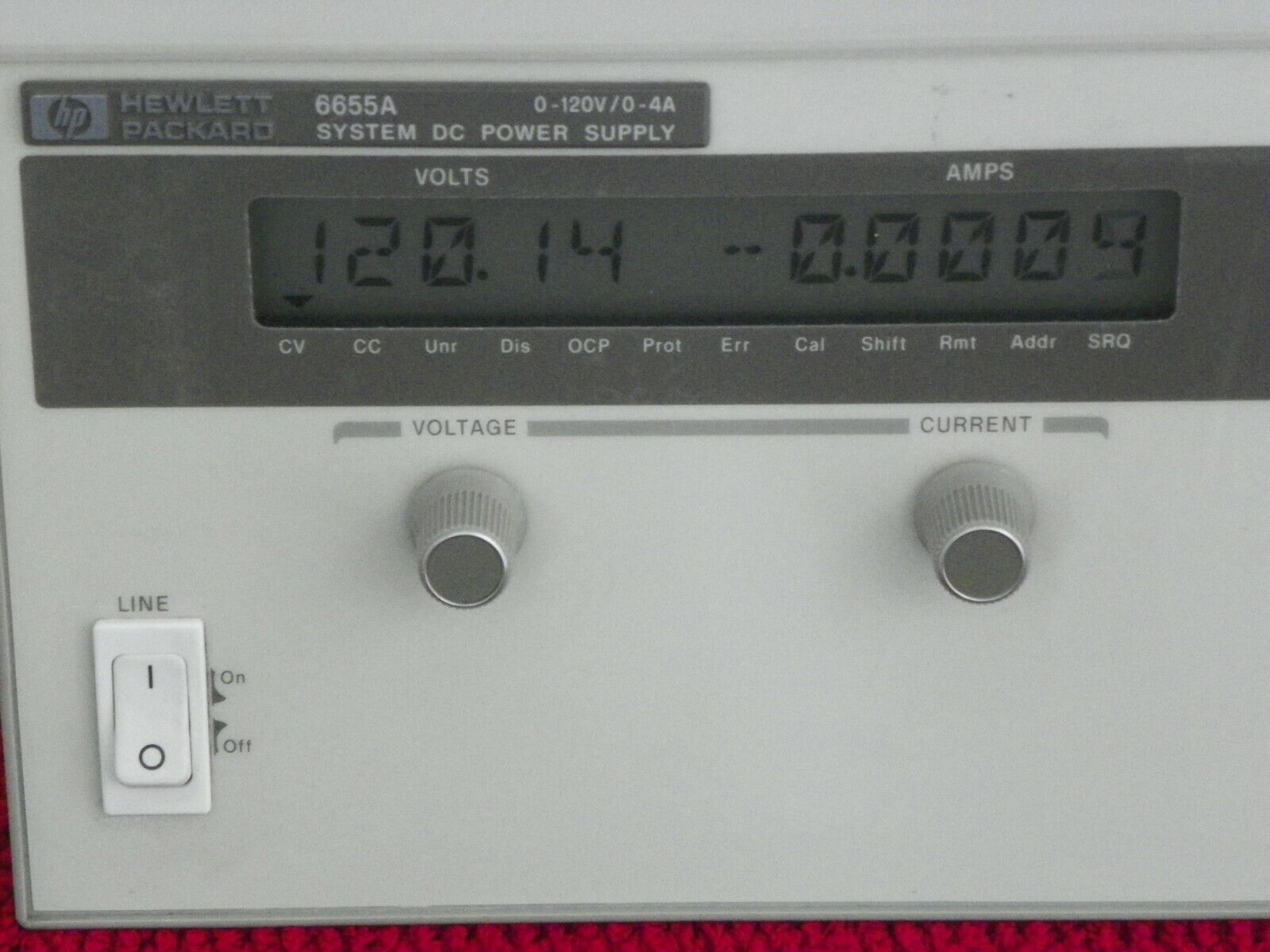 HP 6655A SYSTEM DC POWER SUPPLY 0-120V / 0-4A (7 in stock)