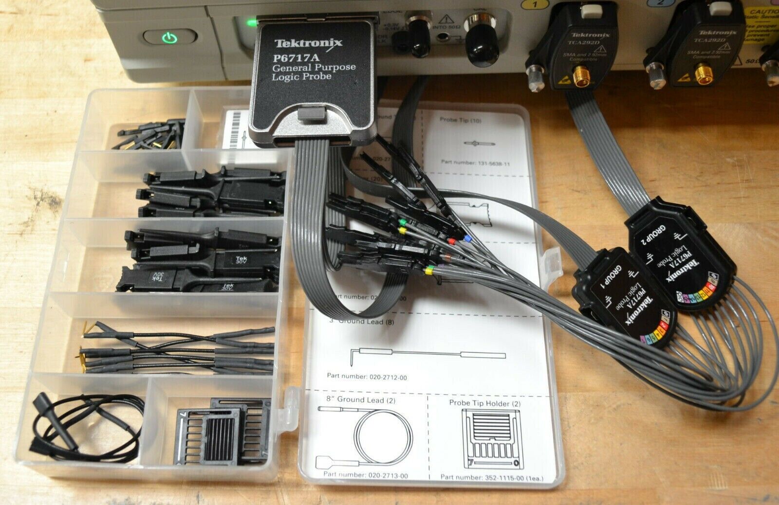 Tektronix MSO73304DX 33GHz, 100Gs/s, 4+16 Ch., MSO oscilloscope, NIST, W7