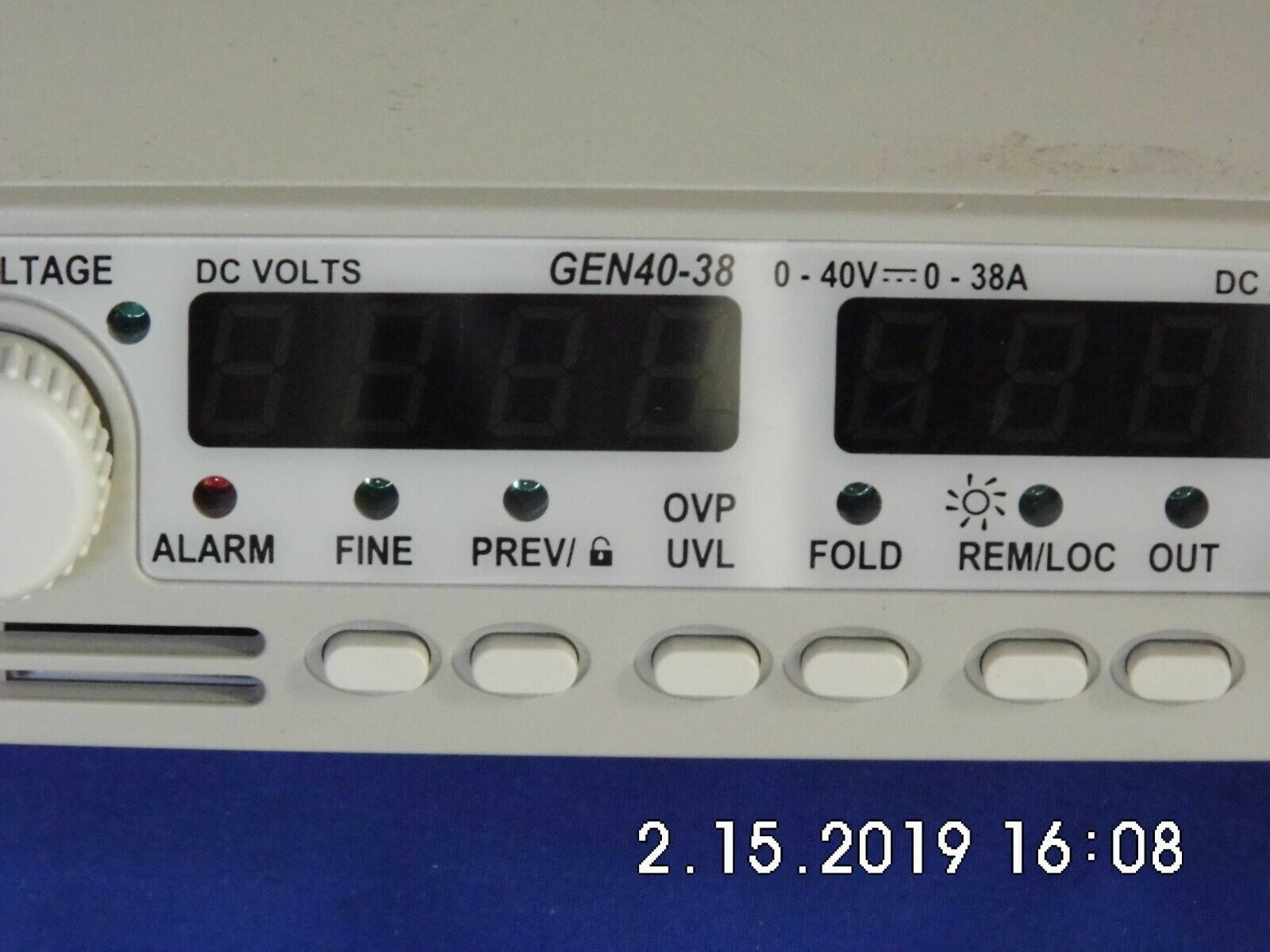 TDK-Lambda GEN40-38 w/GPIB Programmable 0-40V 38A DC Power Supply, 2 in stock