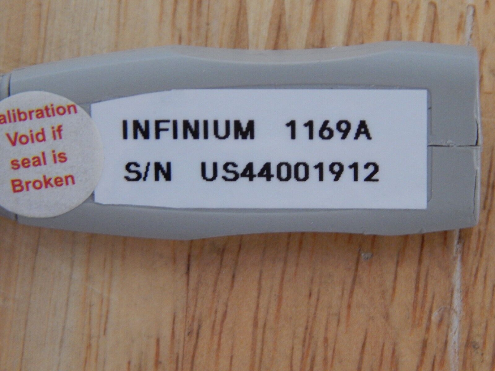 Agilent 1169A Oscilloscope 12 GHz InfiniiMax Probe, Manufacturer Cal'd