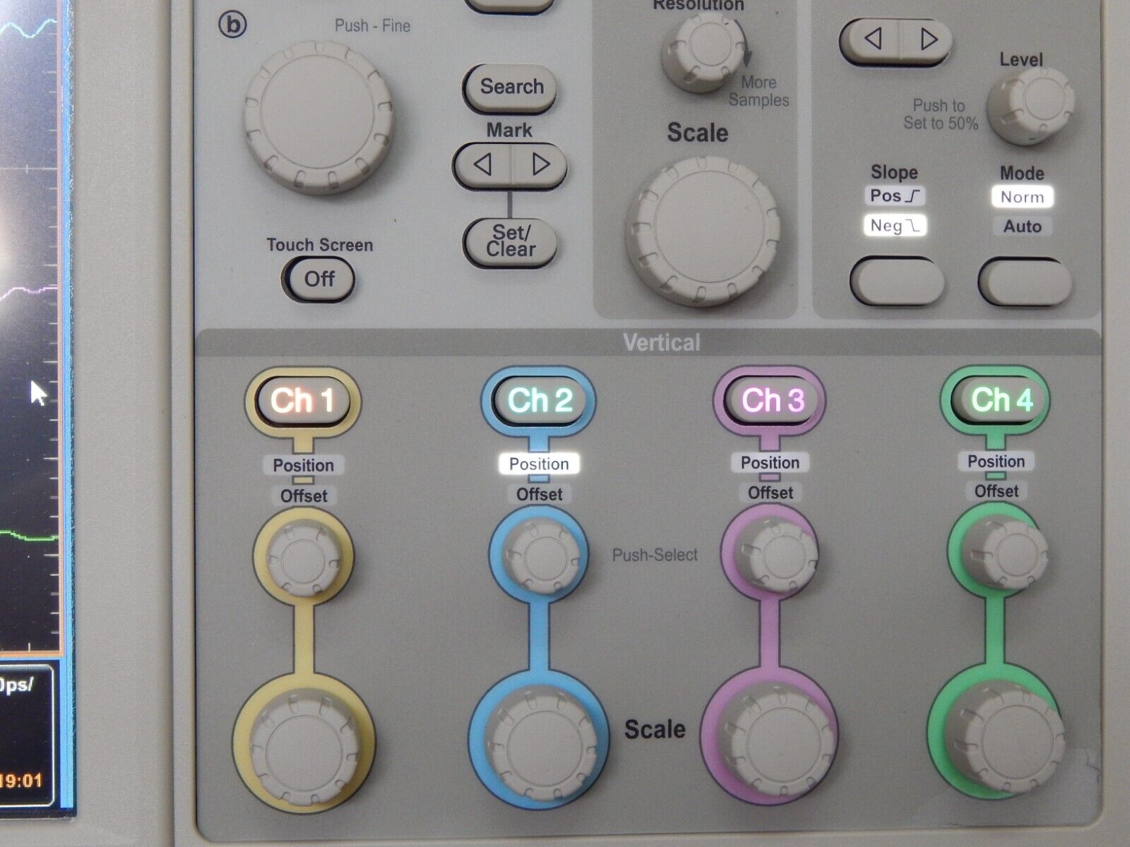 Tektronix MSO73304DX 33GHz, 100Gs/s, 4+16 Ch., mso oscilloscope,CAL,WIN7, NIST