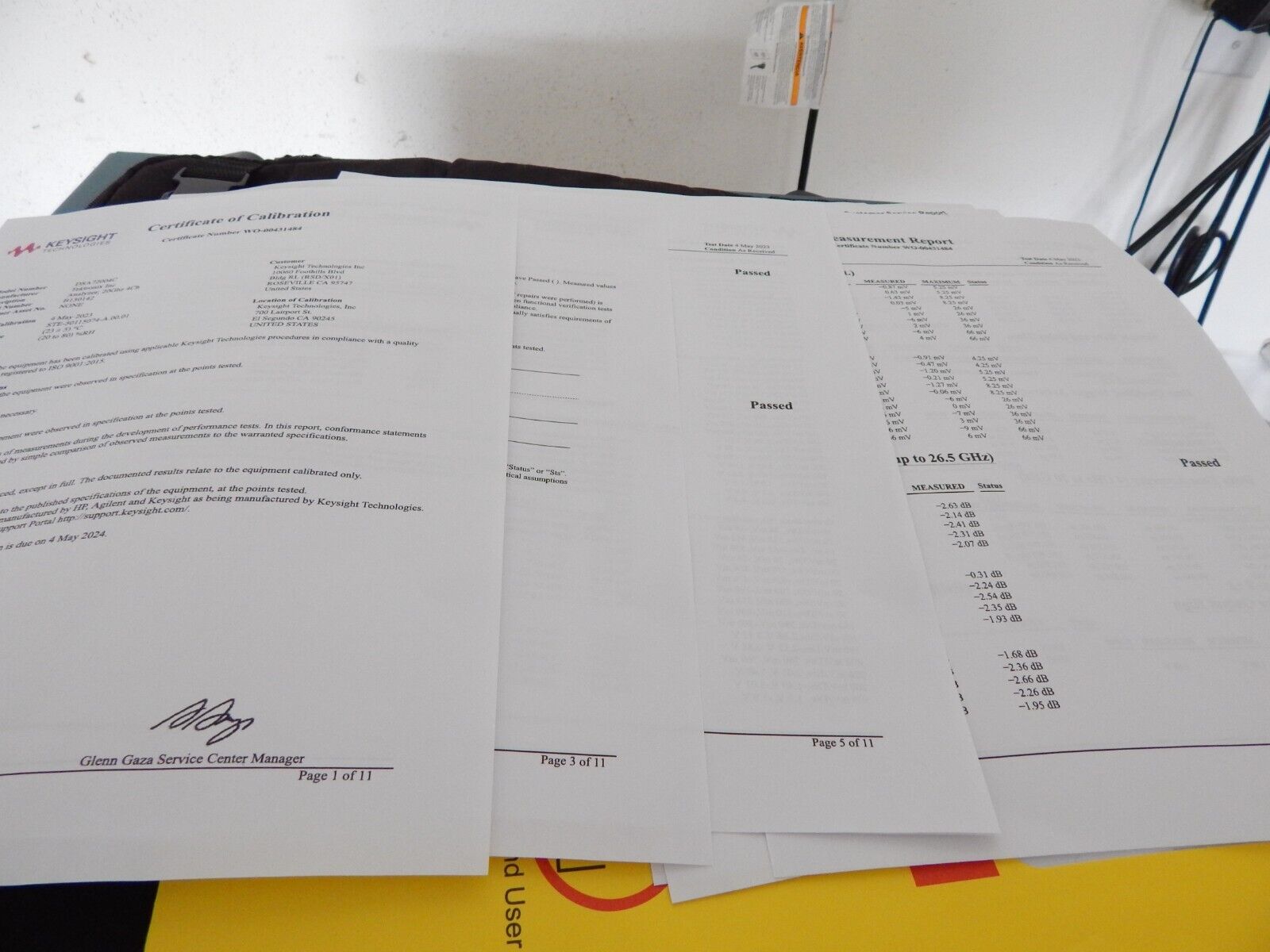 Tektronix DSA72004C Digital Oscilloscope w/NIST cal & data, Opt. 20XL