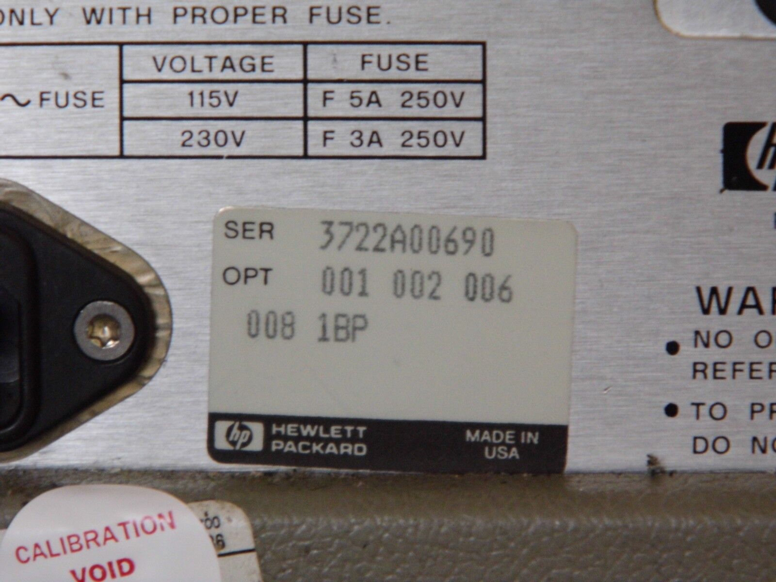 Agilent HP 83620B 001-002-006-008 Synthesized Sweeper 10MHz - 20GHz, 2 in stock