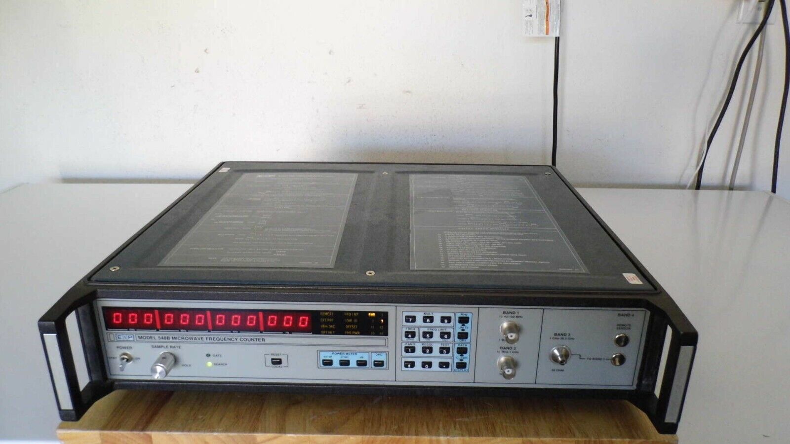 EIP 548B w/opt 02,05 microwave frequency counter 10hz-26.5Ghz 