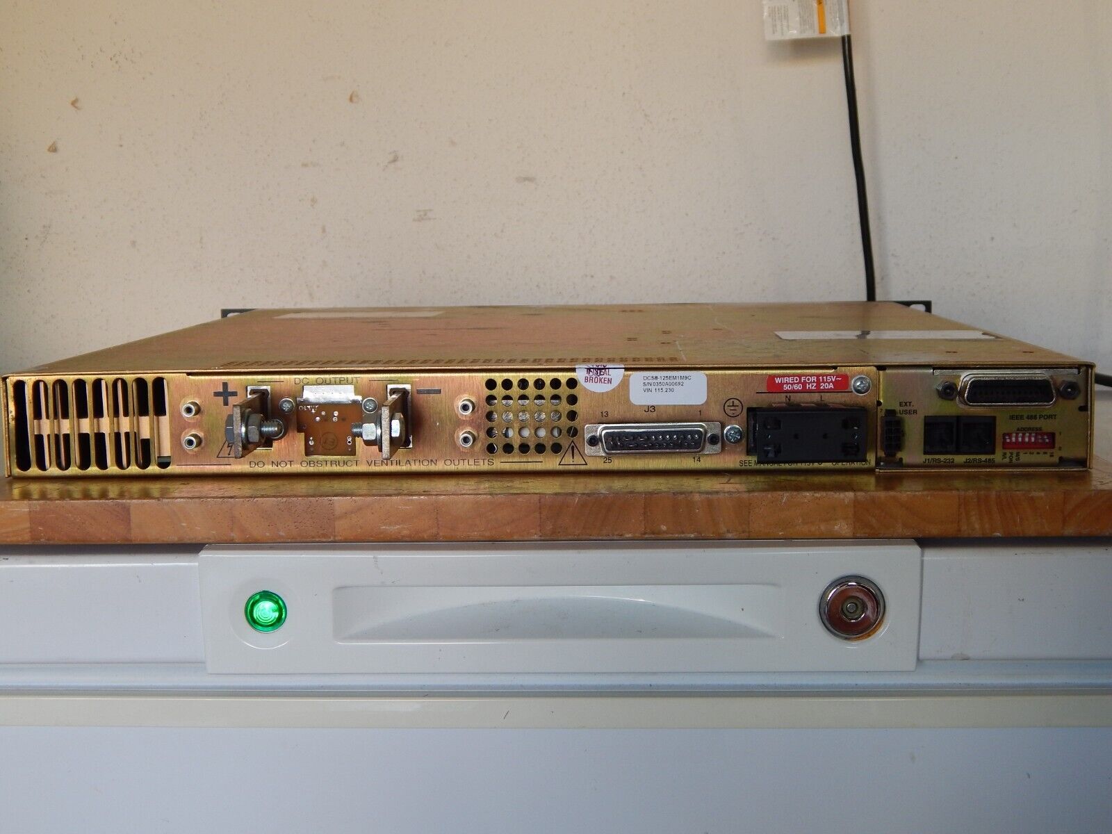 Sorensen DCS8-125E M9C (GPIB) DC Power Supply 8V @ 125A cover stain (3 in stock)
