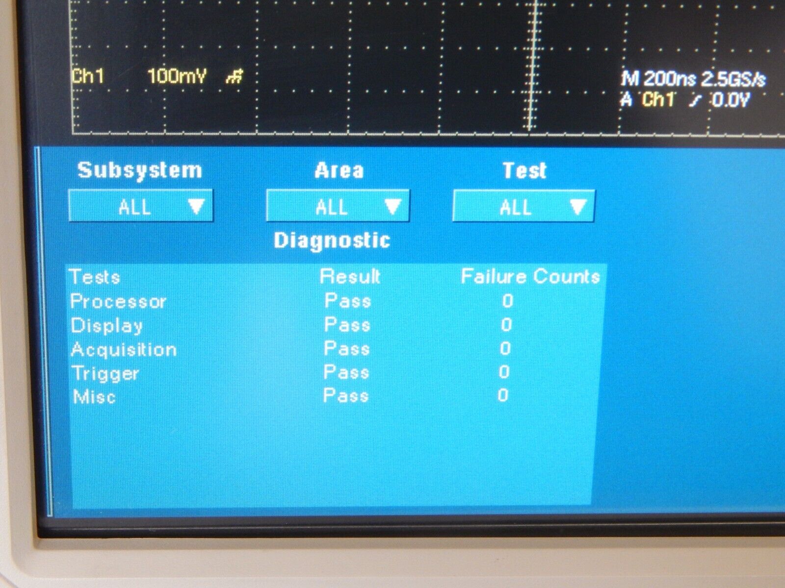 Tektronix TDS6604 Digital Storage Oscilloscope, 4 Channel, 6GHz, 20GS/s