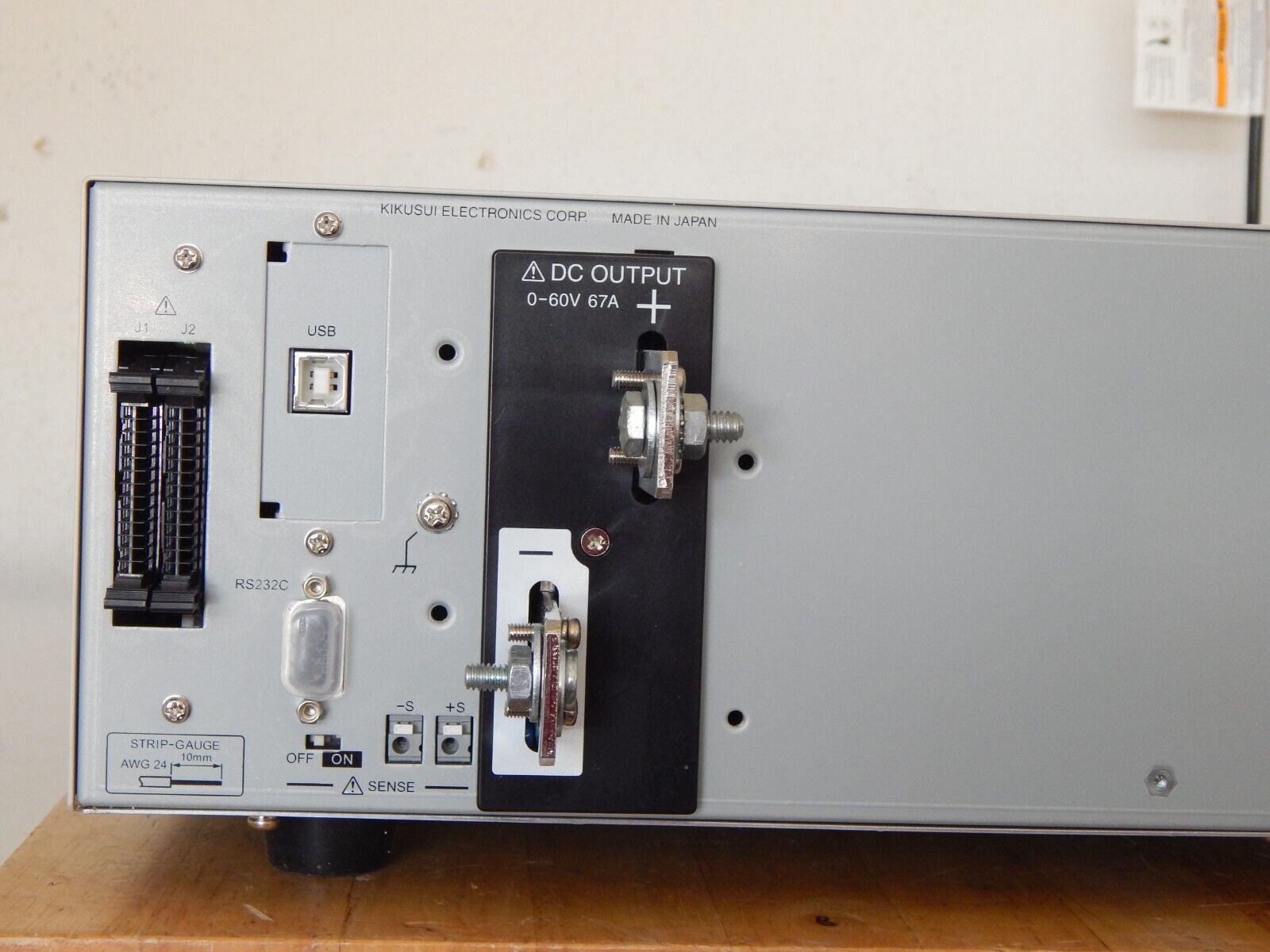 Kikusui PAT60-67T Regulated DC Power Supply (60V / 67 A) 2 in stock