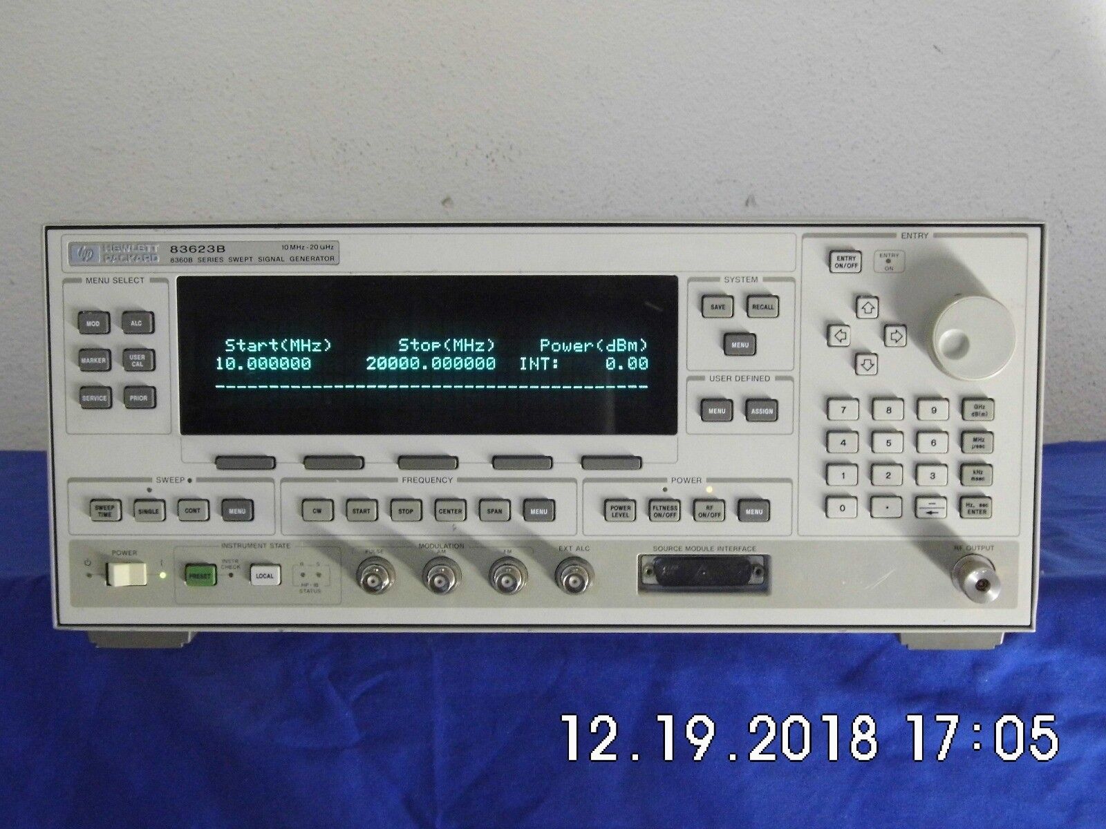 Agilent HP 83623B w/001/008 High Power Synthesized Sweeper (3 In Stock)