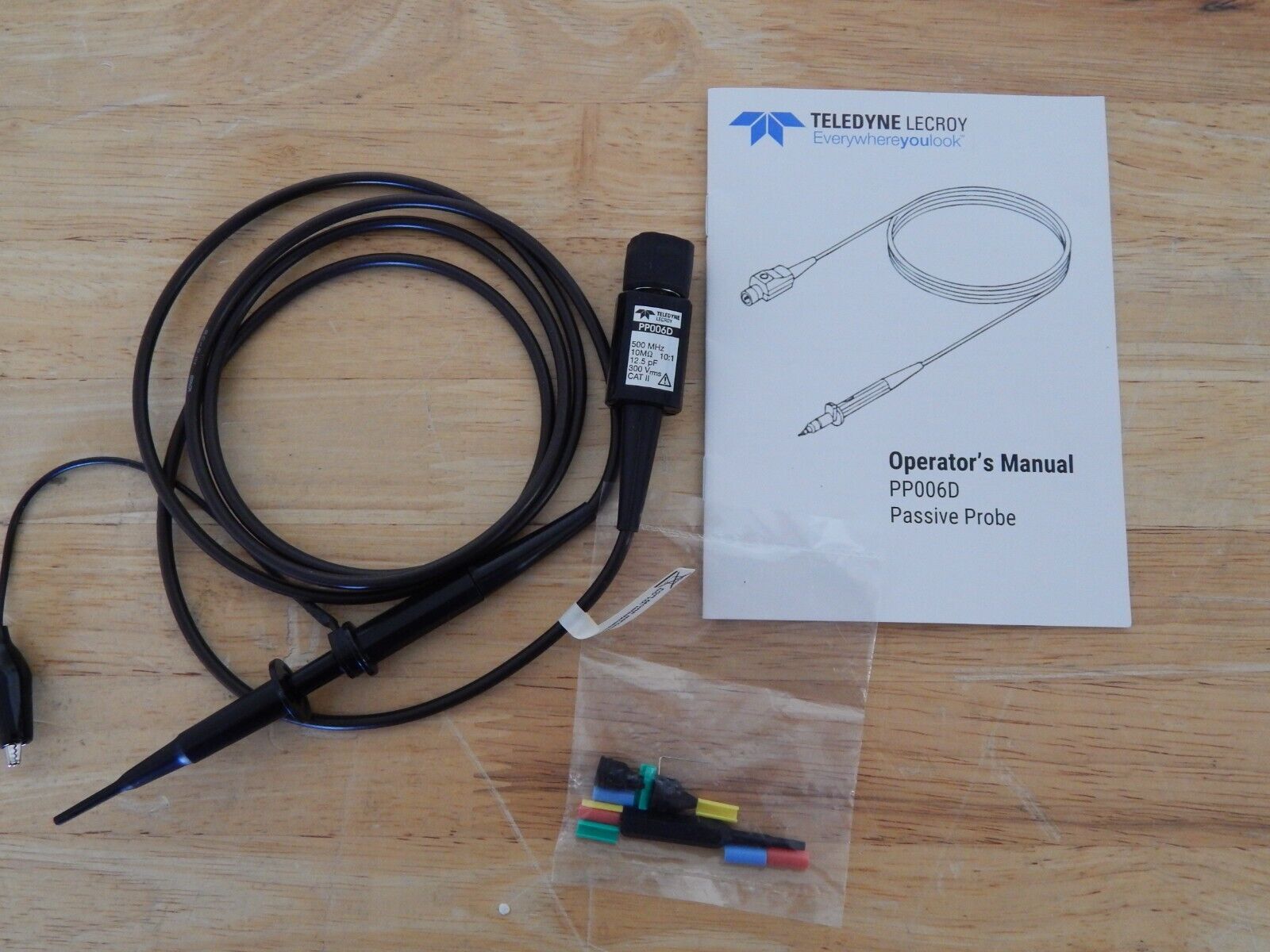 Teledyne LeCroy PP006D 500MHz 10MOhm 10:1 12.5pF O-scope Passive Probe (2 stock)