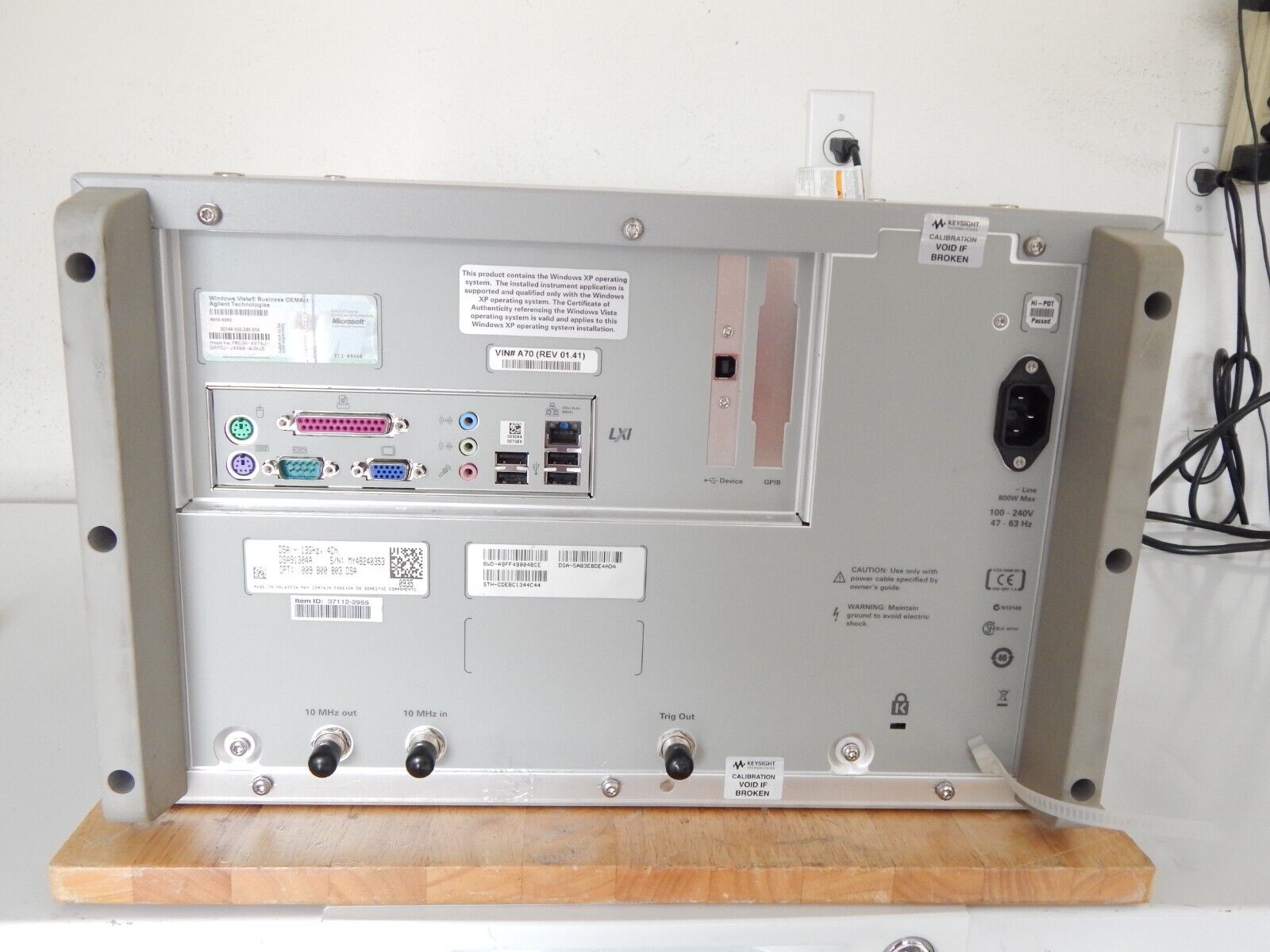 Keysight DSA91304A Oscilloscope  13Ghz 40Gs/s w/opt's, OEM cal, MY48240353