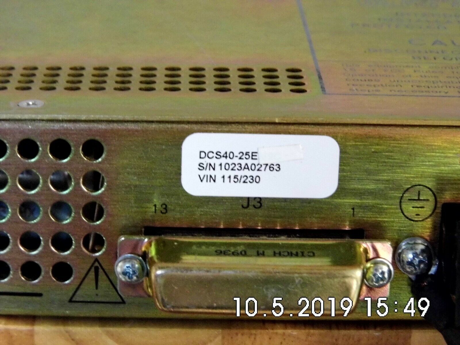 Sorensen DCS40-25E 0-40 V, 0-25 A, Power Supply