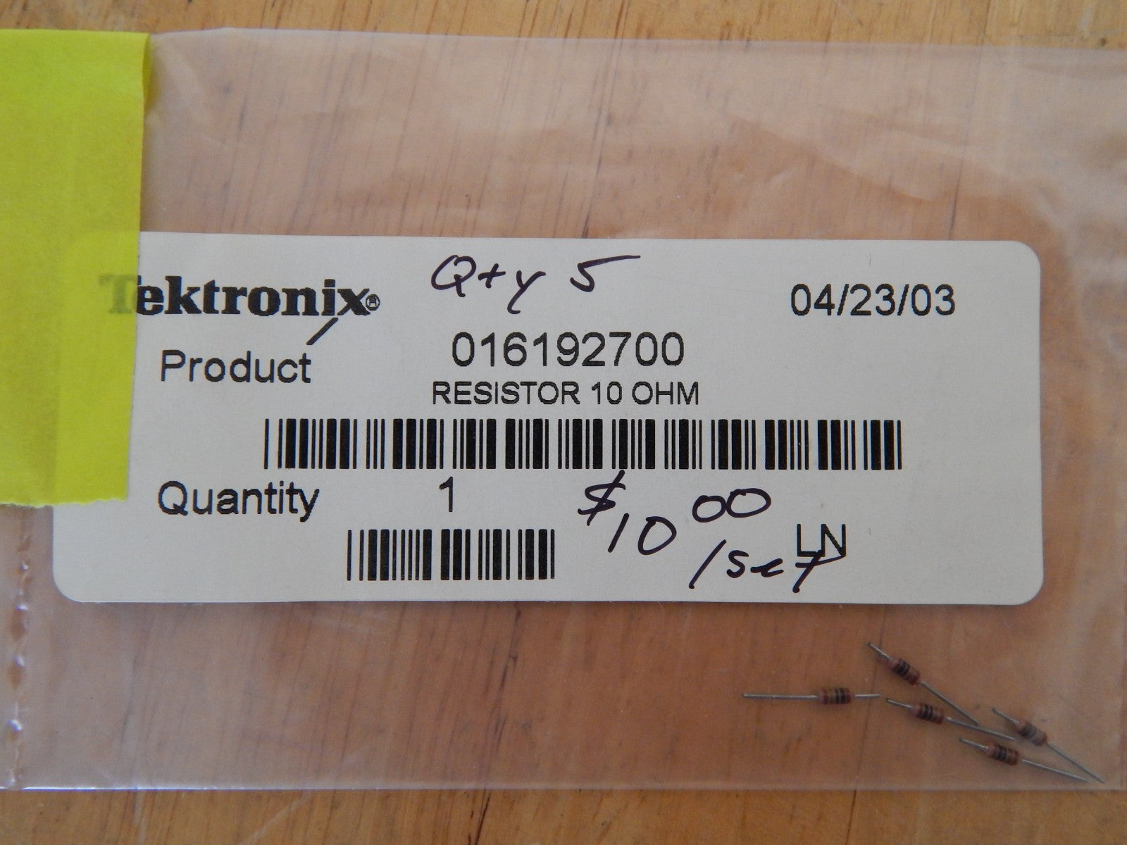 Tektronix Oscilloscope Assorted Accessories, Group 3, sold as a lot