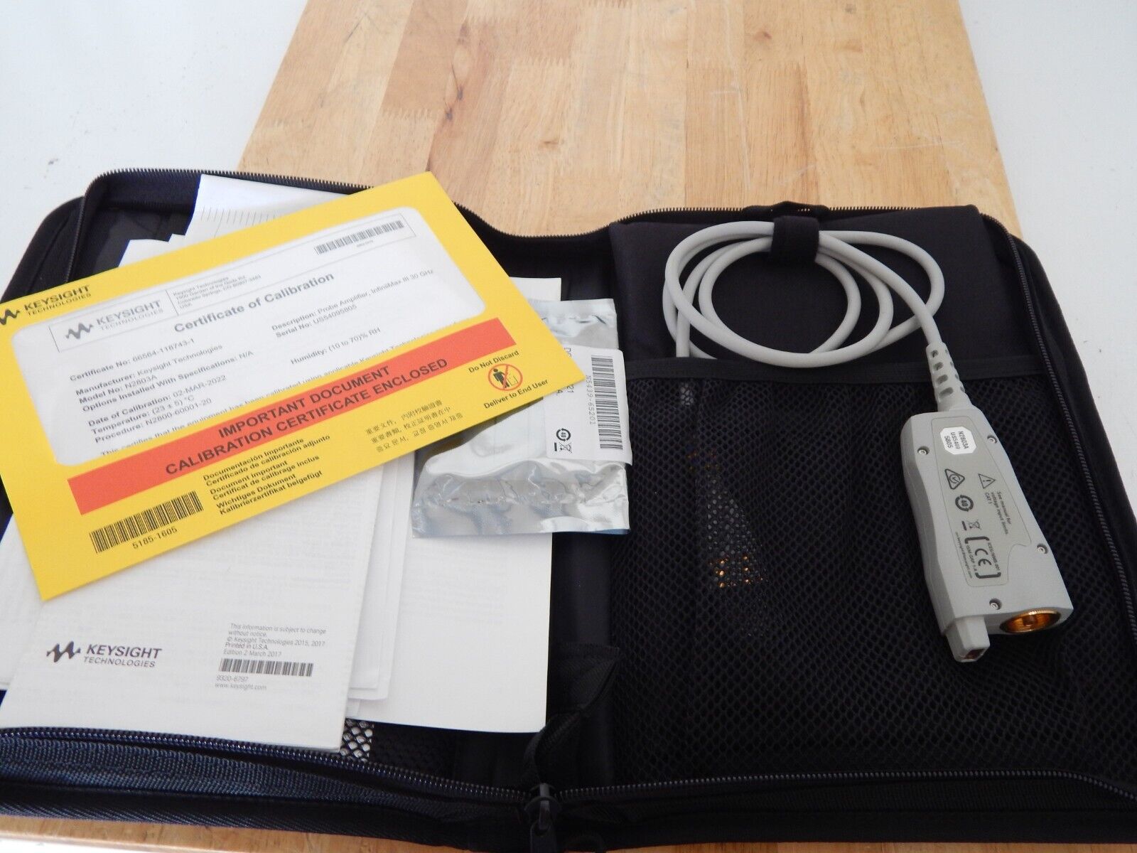 N2803A 30 GHz InfiniiMax III Series Probe Amplifier w/exp. mfr. cal. 9 in stock