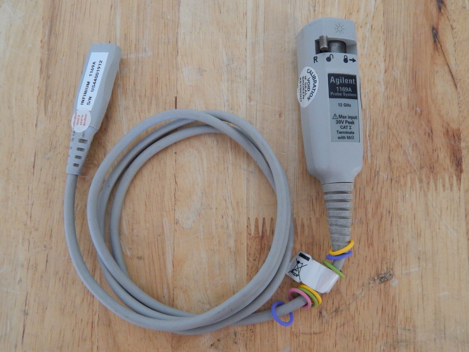 Agilent 1169A Oscilloscope 12 GHz InfiniiMax Probe, Manufacturer Cal'd