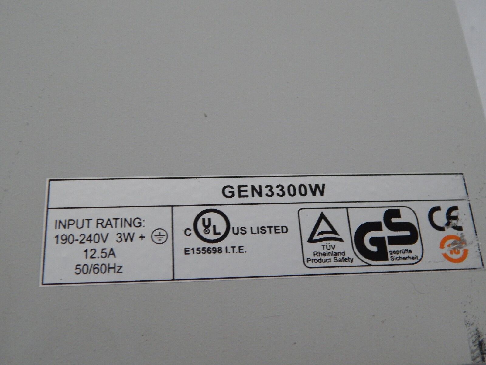 TDK-Lambda GEN60-55 Programmable DC Power Supply 0-60V 0-55A