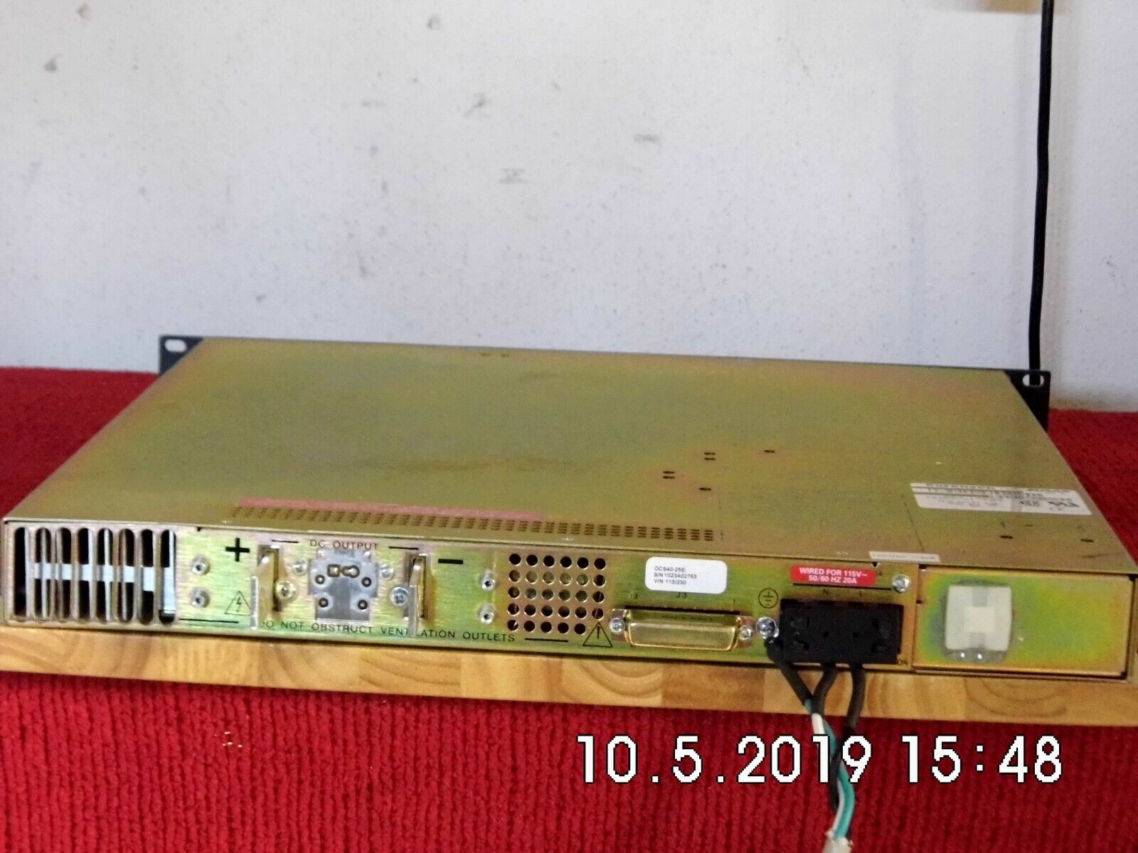 Sorensen DCS40-25E 0-40 V, 0-25 A, Power Supply