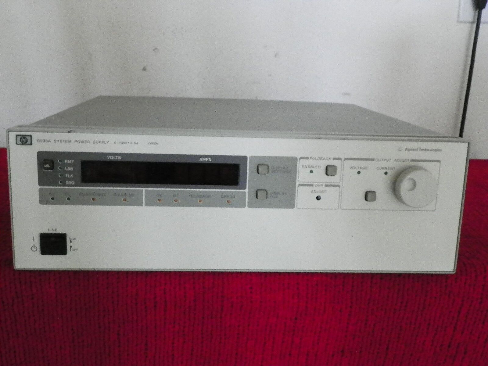 Agilent HP 6035A  0-500Vdc/0-5A/1000W, 16 in stock, 30 day warranty