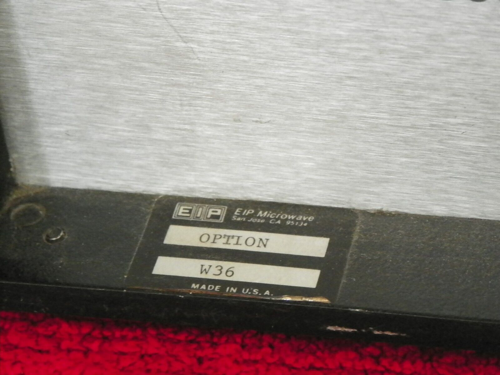 EIP 548A microwave frequency counter 10hz-26.5Ghz w/opt 05,06,08 NIST cal'ed