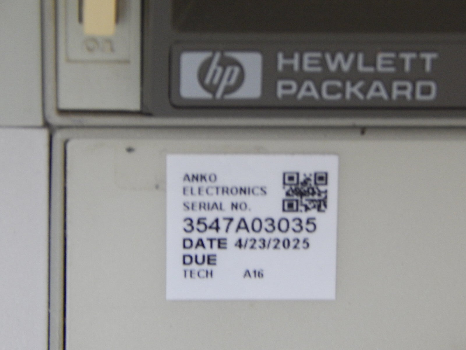 Agilent/Keysight 8722C w/001, 006, 50Mhz-40GHz Network analyzer, s/n3547A03035