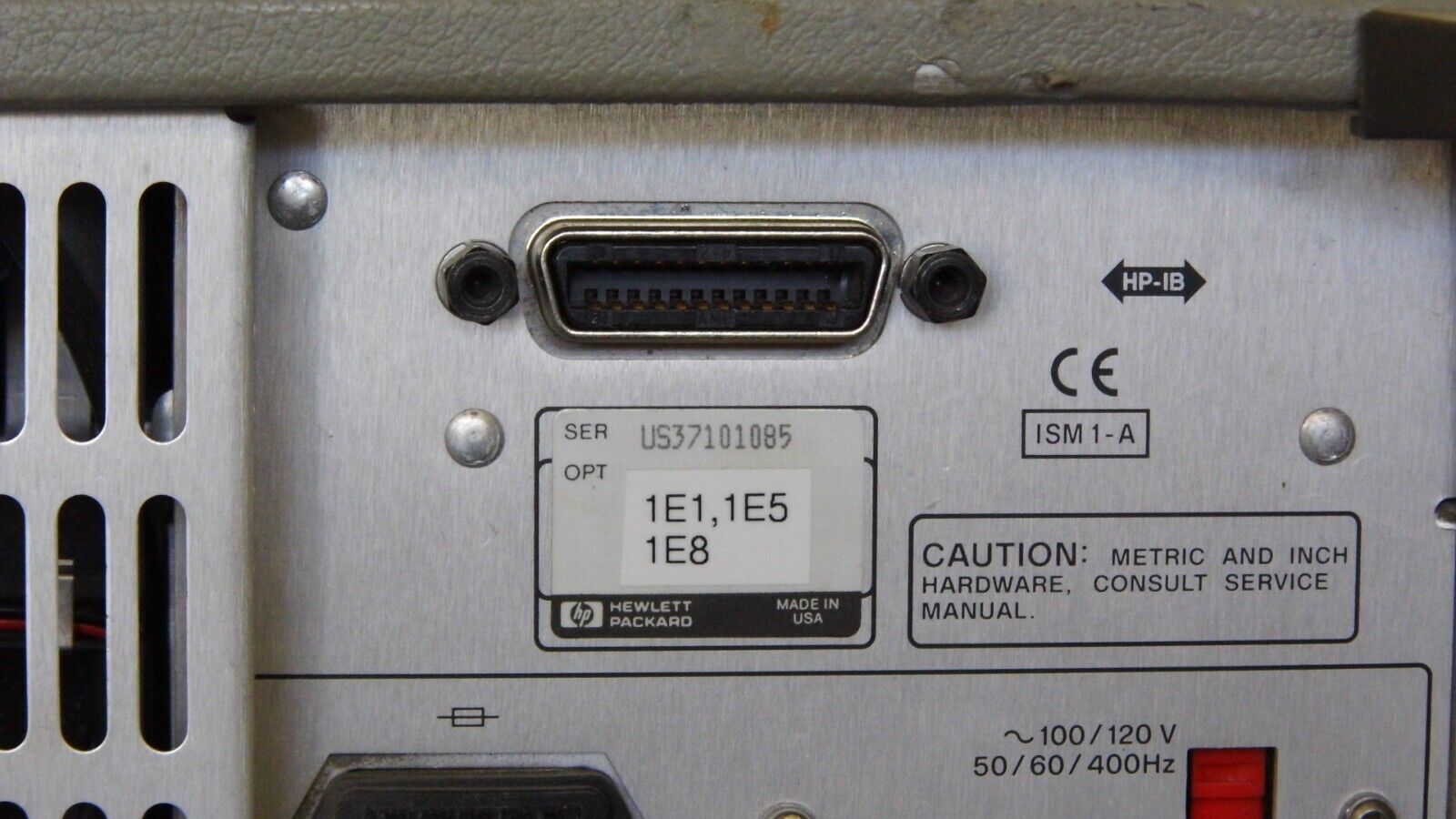 Agilent HP 83732B 1E1, 1E5 &1E8  20GHz Synth. CW Generator 