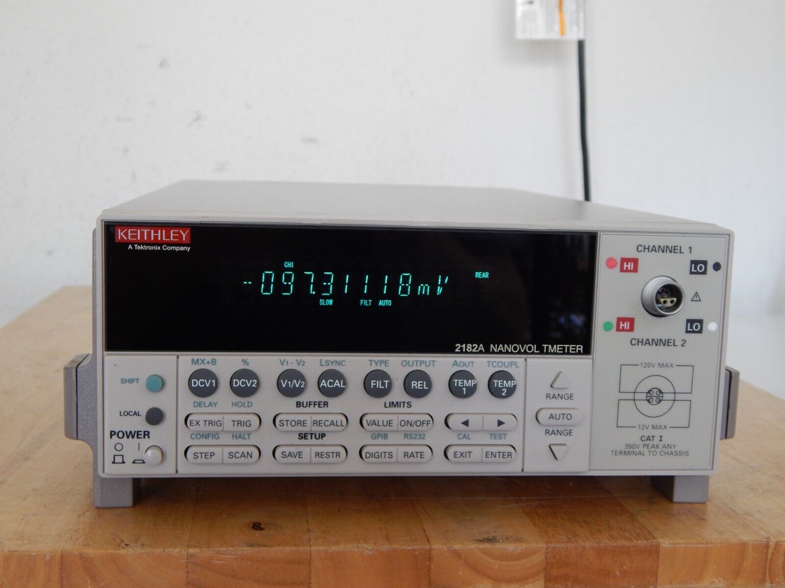 Keithley 2182A Dual Channel Digital Nanovoltmeter warranty NIST Cal w/data (4)