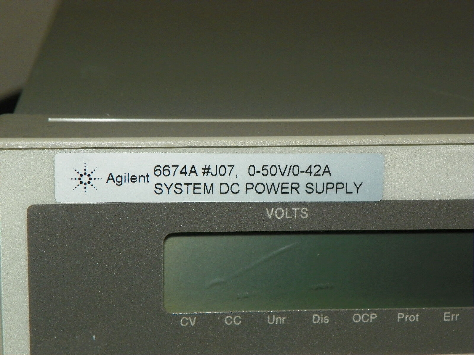 HP Agilent 6674A DC Power Supply, Opt J07 50V, 42A, 2000 Watts (4 in stock)