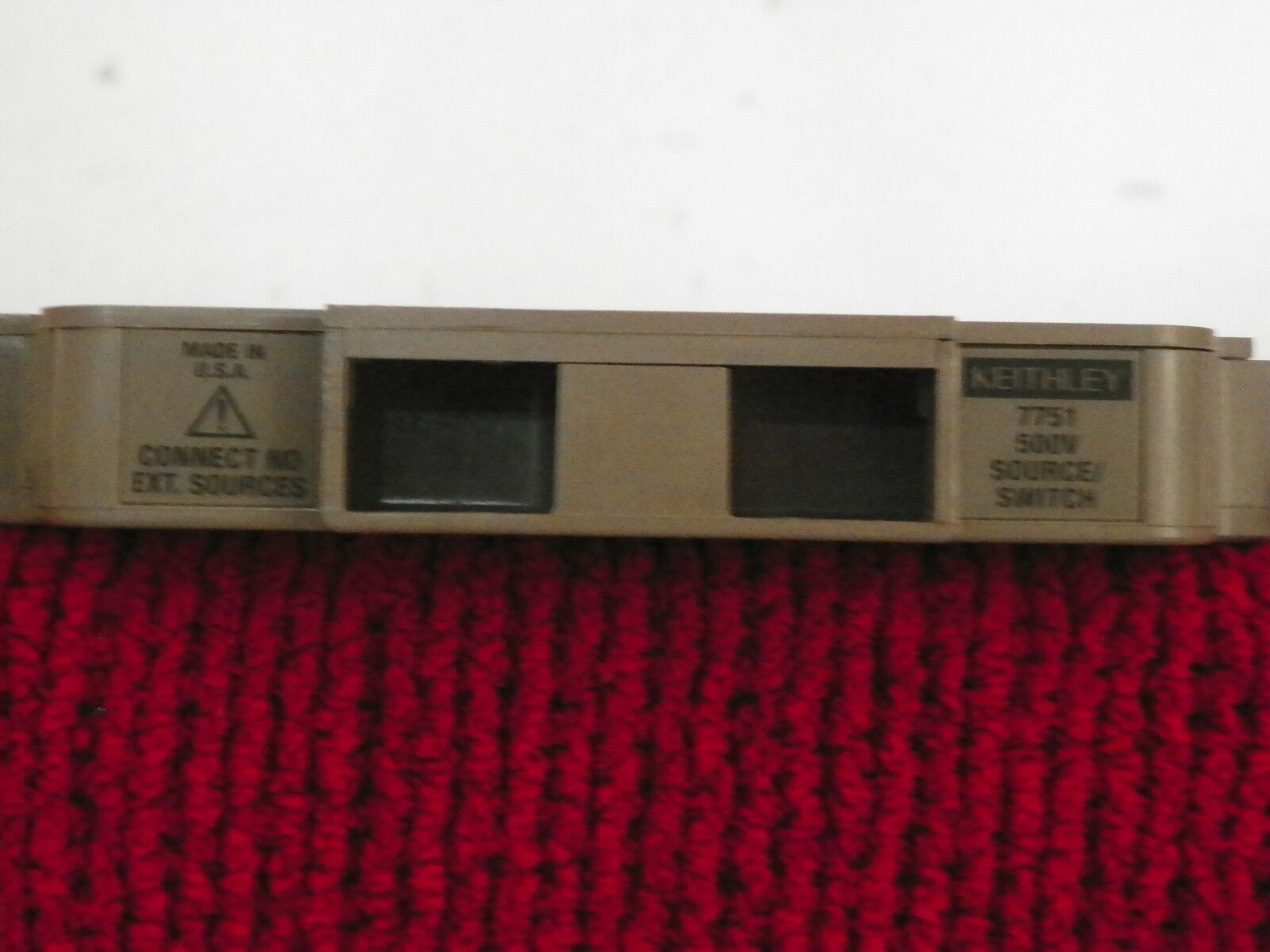 Keithley 7751 High Voltage Current Source/Switch Keithley shelf exp'ed NIST cal.