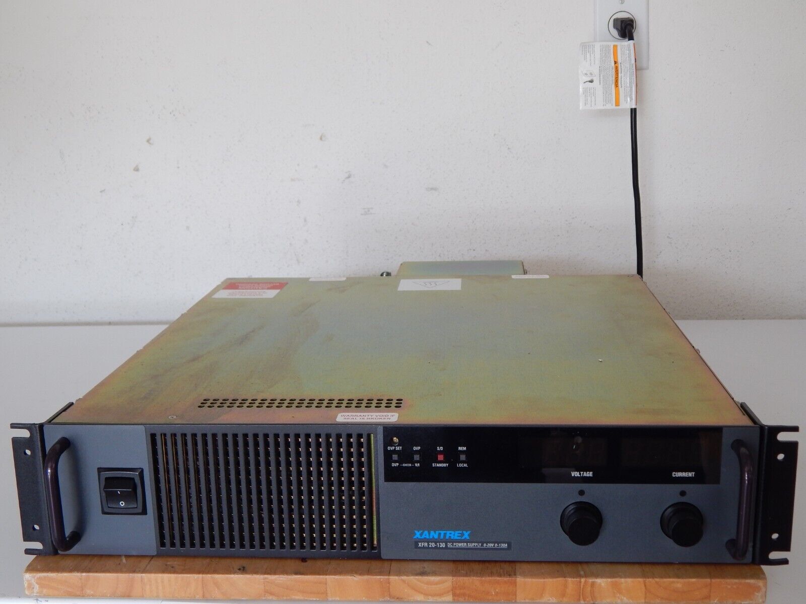 Xantrex XFR 20-130 DC Power Supply, 20V, 130A,  2600W, M9B RS232