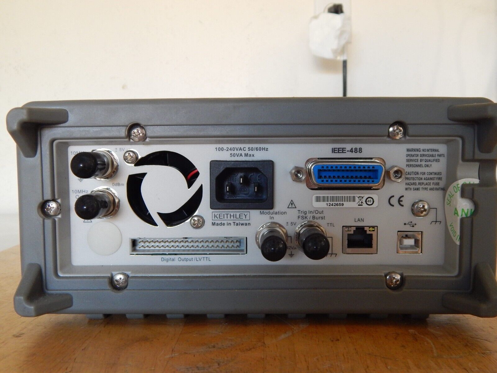 Keithley 3390 Arbitrary Waveform/Function Generator, 50 MHz, Cal'd