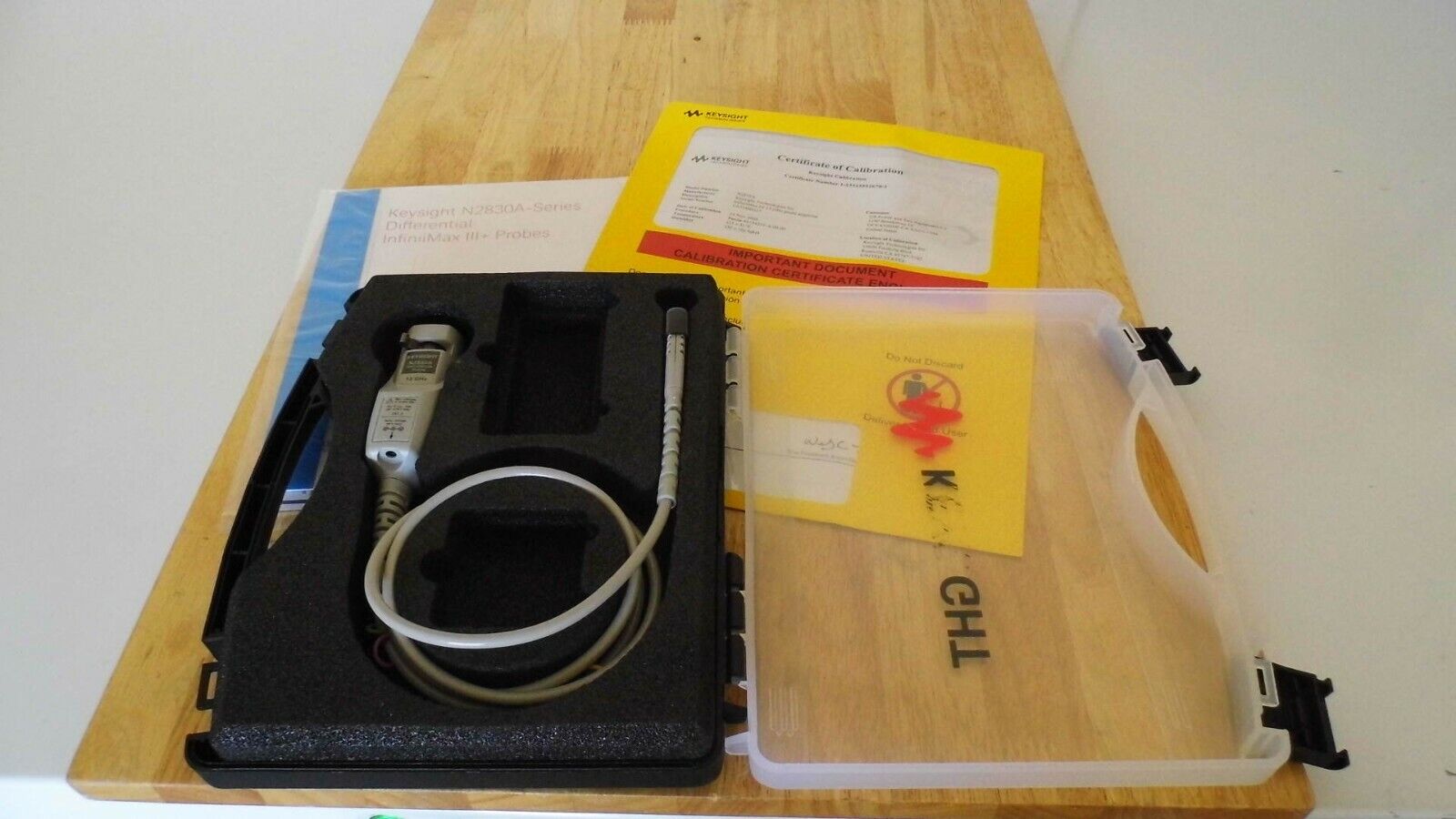 Keysight  N2832A InfiniiMax III Probe Amplifier 13GHz w/ exp Keysight cal