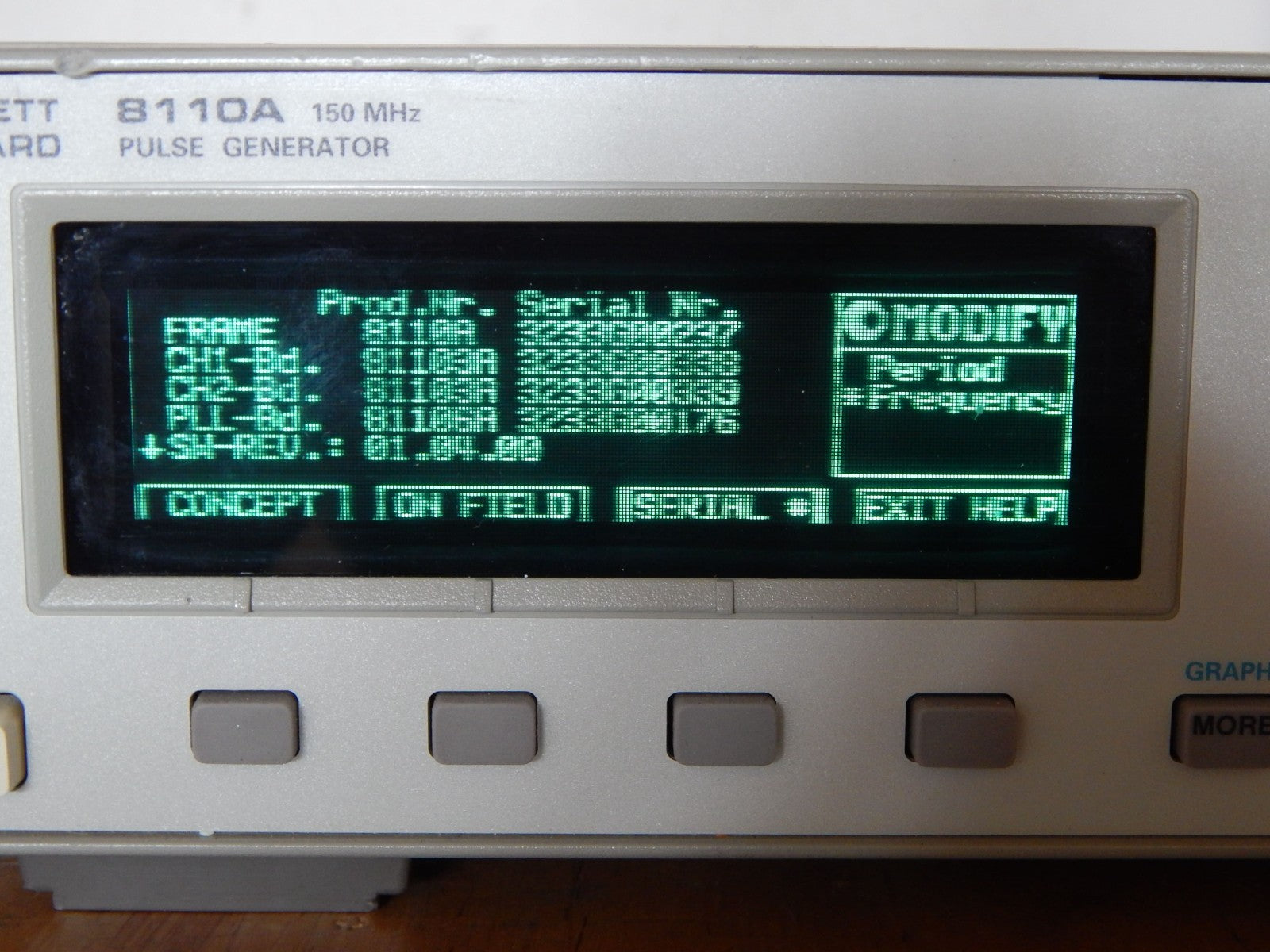 Agilent 8110A Pulse Generator w 2 of 81103A and 81106A (PLL)