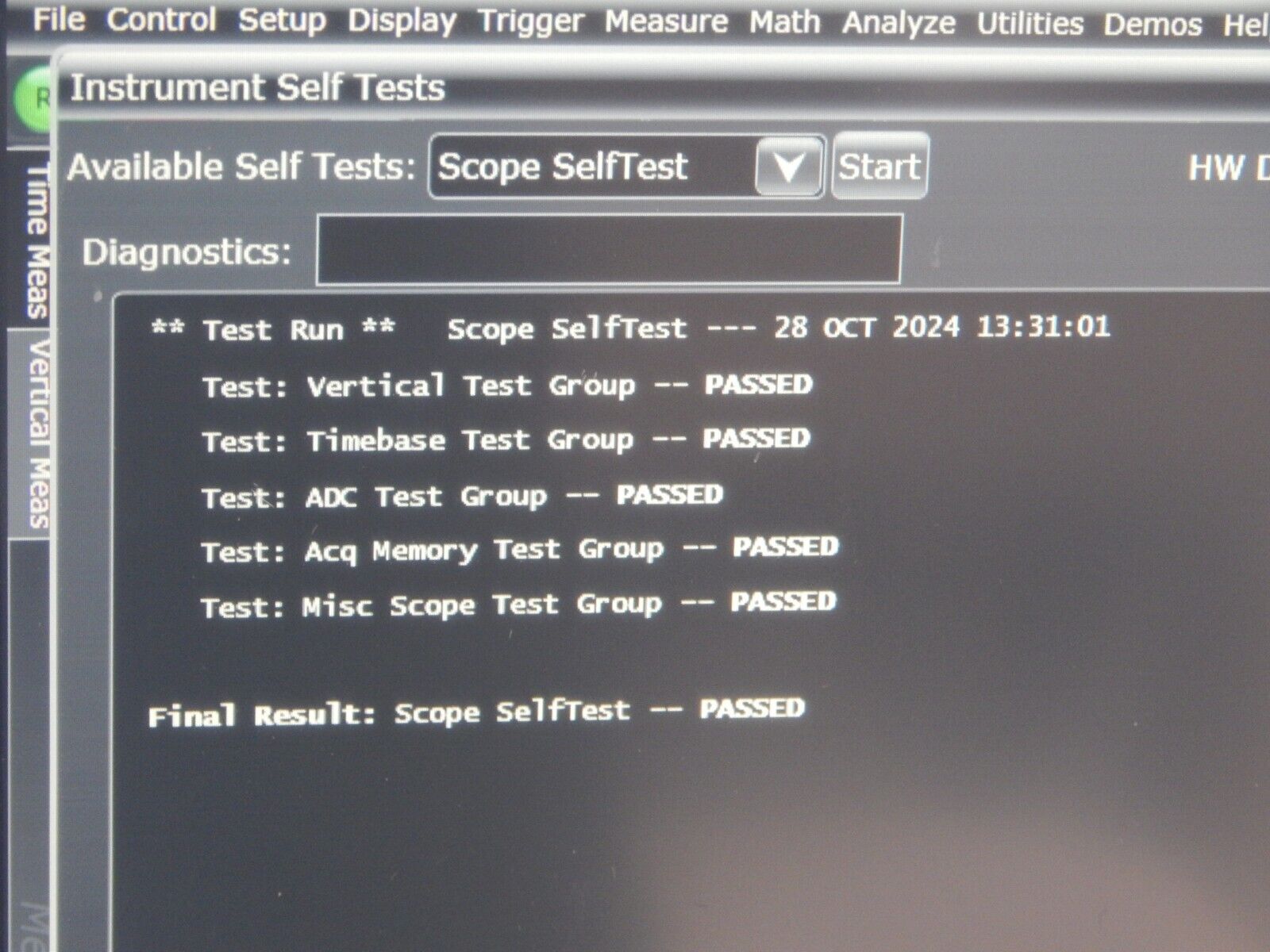 Agilent DSA91304A Oscilloscope  13Ghz 40Gs/s, 12 options, OEM cal, MY50140124