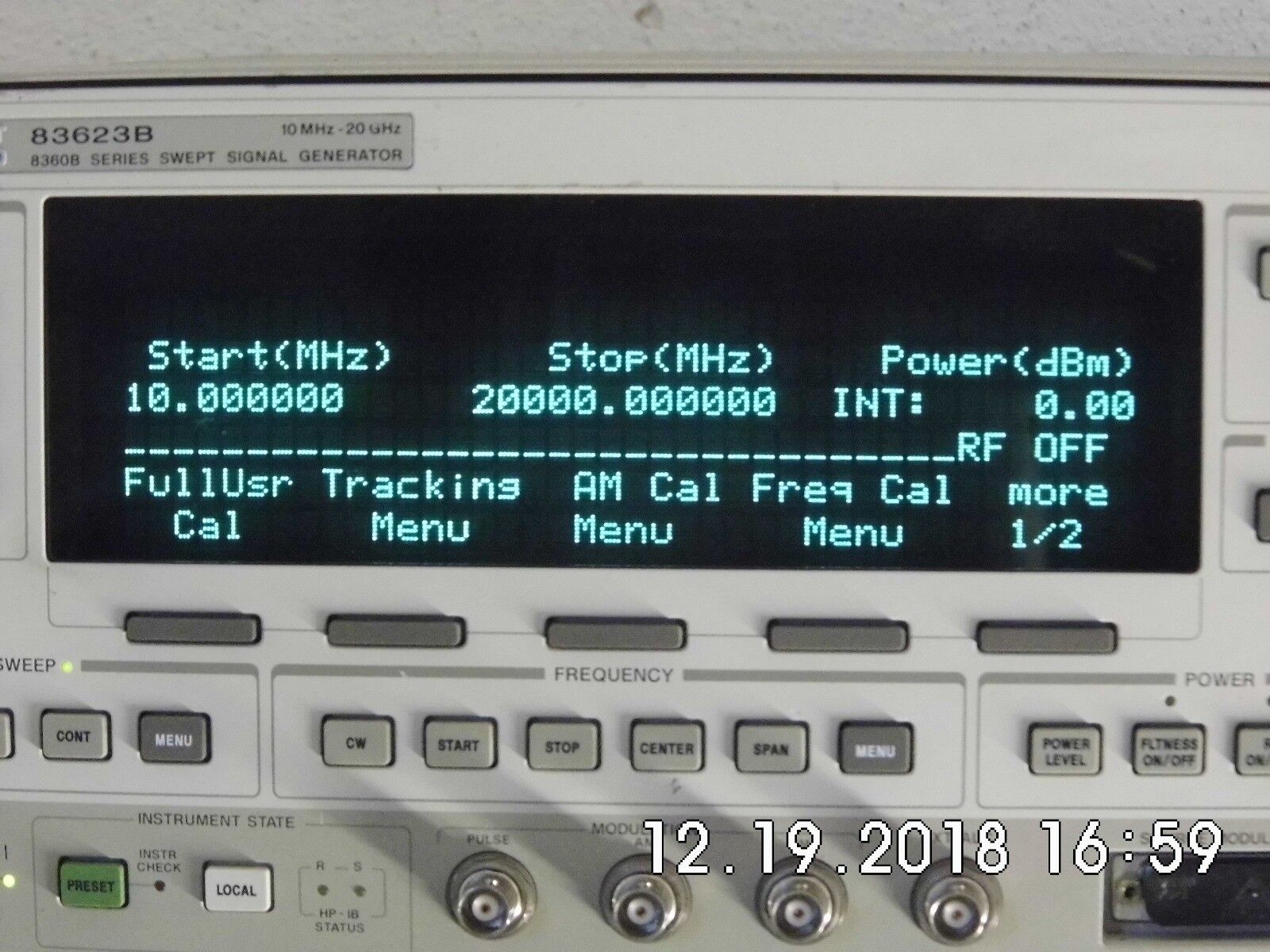 Agilent HP 83623B w/001/008 High Power Synthesized Sweeper (3 In Stock)