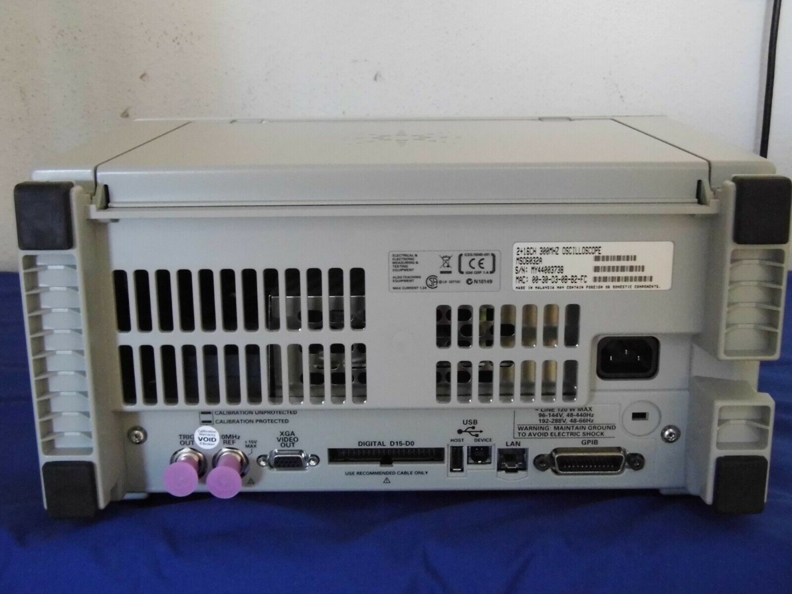 Agilent MSO6032A Mixed Signal 300 MHz, 2+16 Ch DSO6032A  (many in stock)