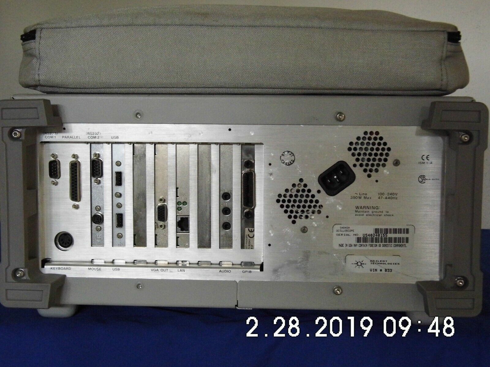 Agilent HP 54845A 1.5Ghz 8Gs/s Oscilloscope 