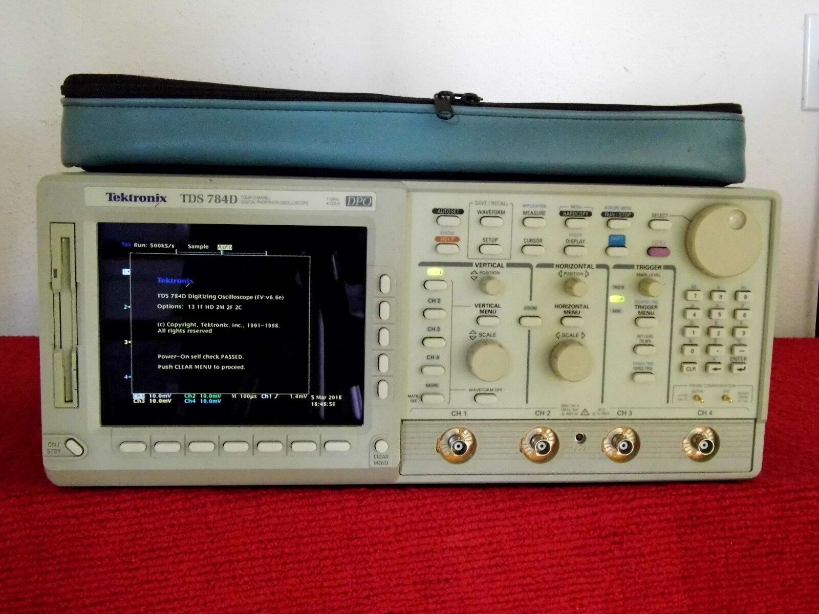 Tektronix TDS 784D opt 13/1F/2F/2C/2M  1 GHz  4GS/s 90 day warranty