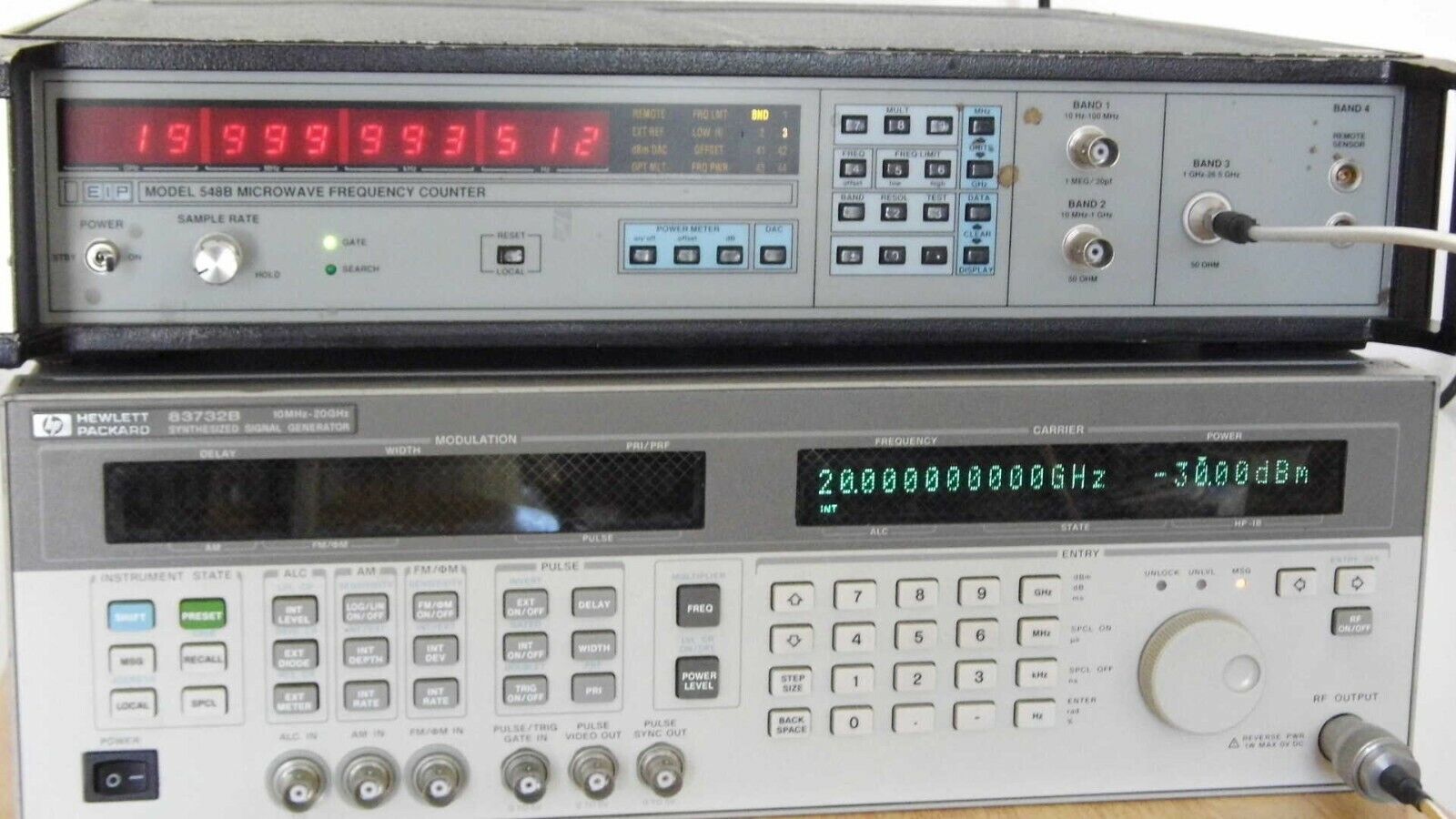 EIP 548B microwave frequency counter 10hz-26.5Ghz w/opt 06 