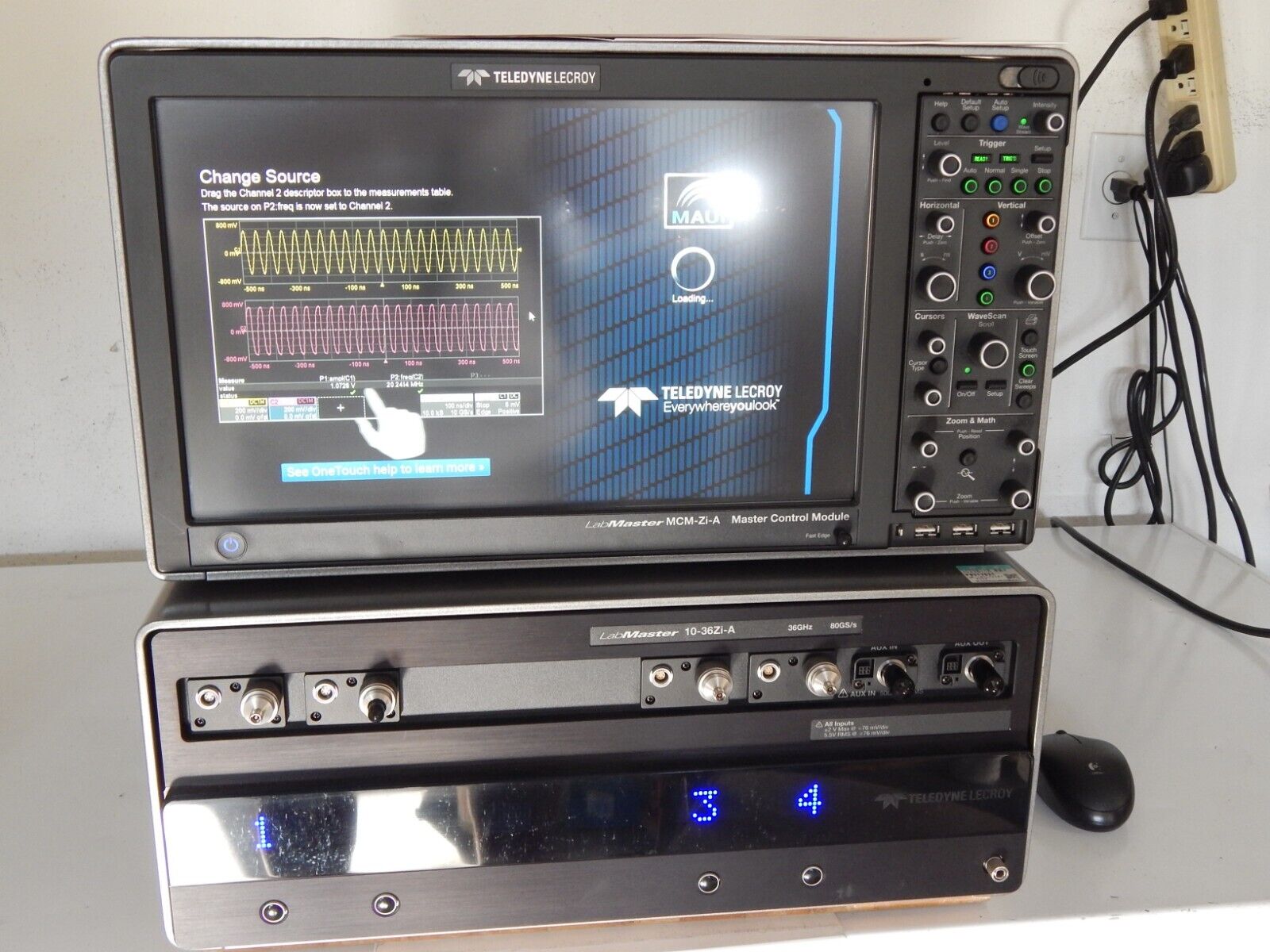 LeCroy LabMaster 10-36Zi-A & SDM-Zi-A, 36GHz  80GS/s oscilloscope w/cal & data