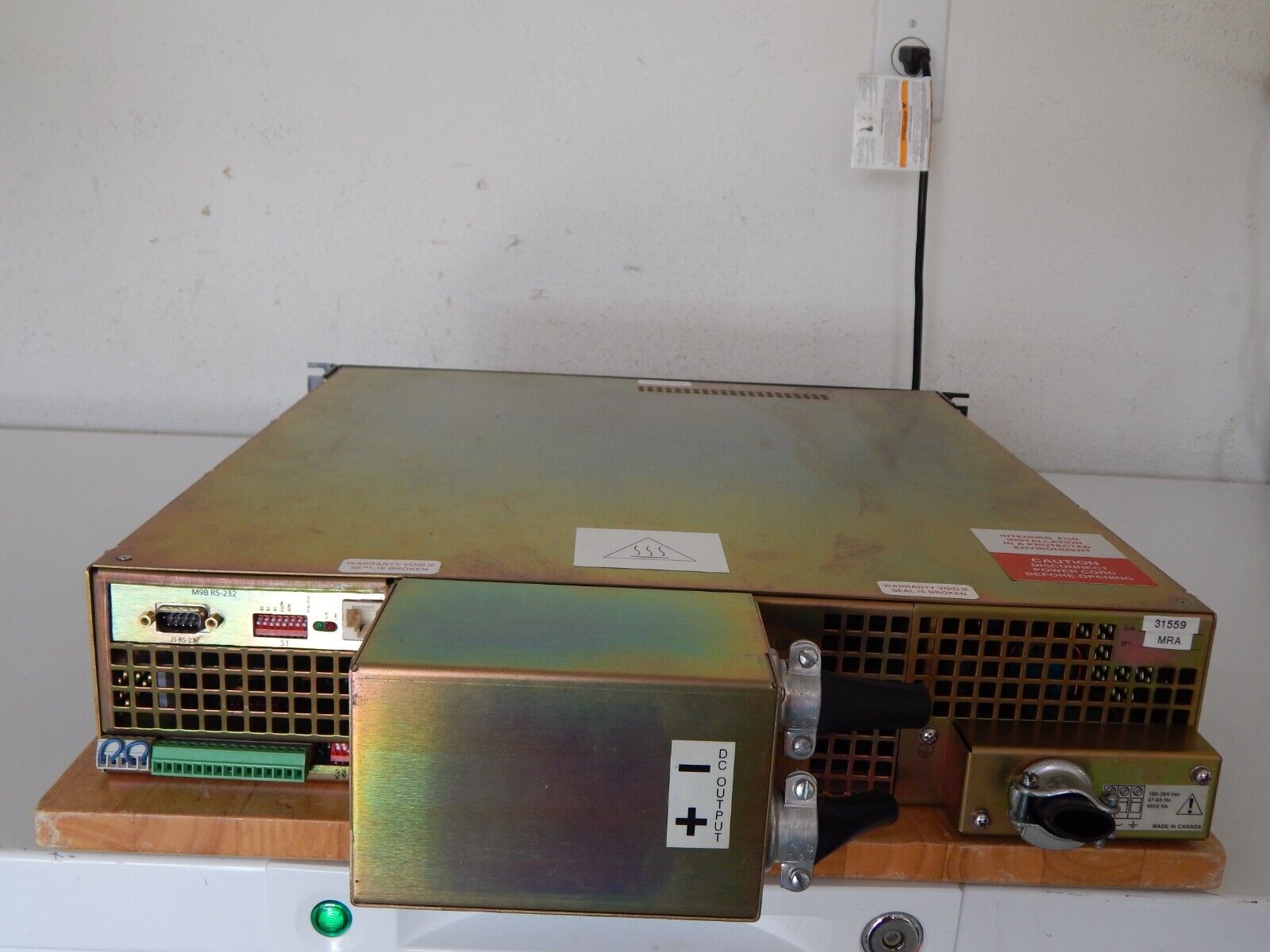 Xantrex XFR 20-130 DC Power Supply, 20V, 130A,  2600W, M9B RS232