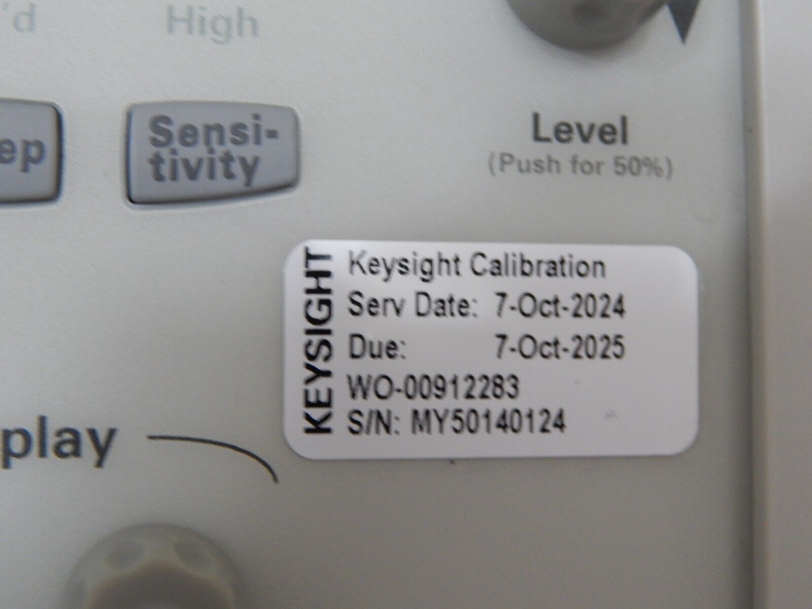 Agilent DSA91304A Oscilloscope  13Ghz 40Gs/s, 12 options, OEM cal, MY50140124