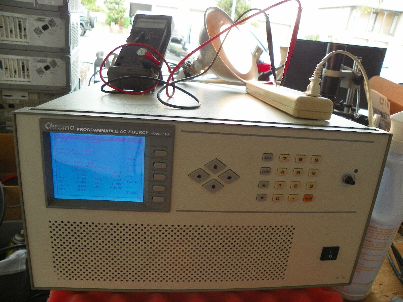 Chroma 6512 1200VA with GPIB, 1 Phase AC Power Source, 30 day warranty