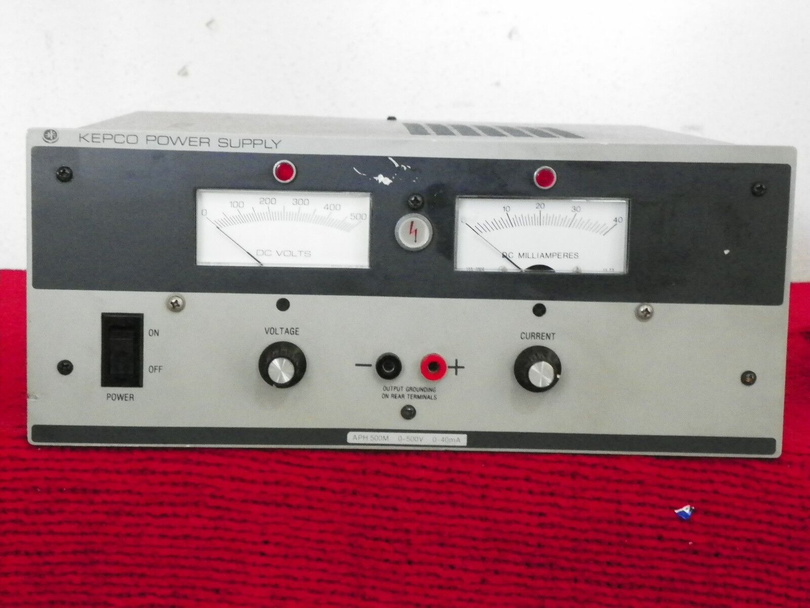 KEPCO APH 500M POWER SUPPLY 0-500VDC 0-40mA